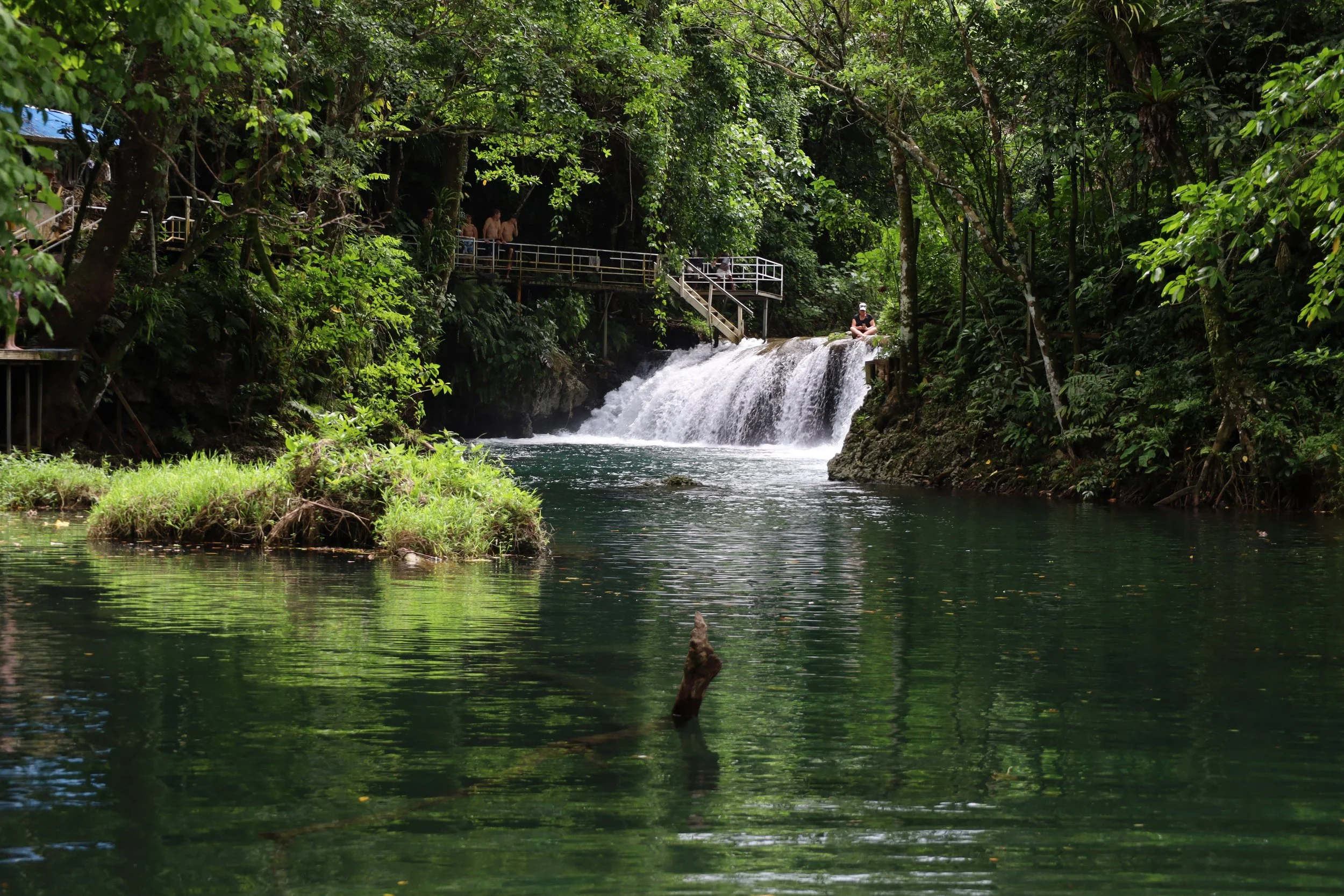 Rarru Cascades Waterfall near Port Vila, Vanuatu