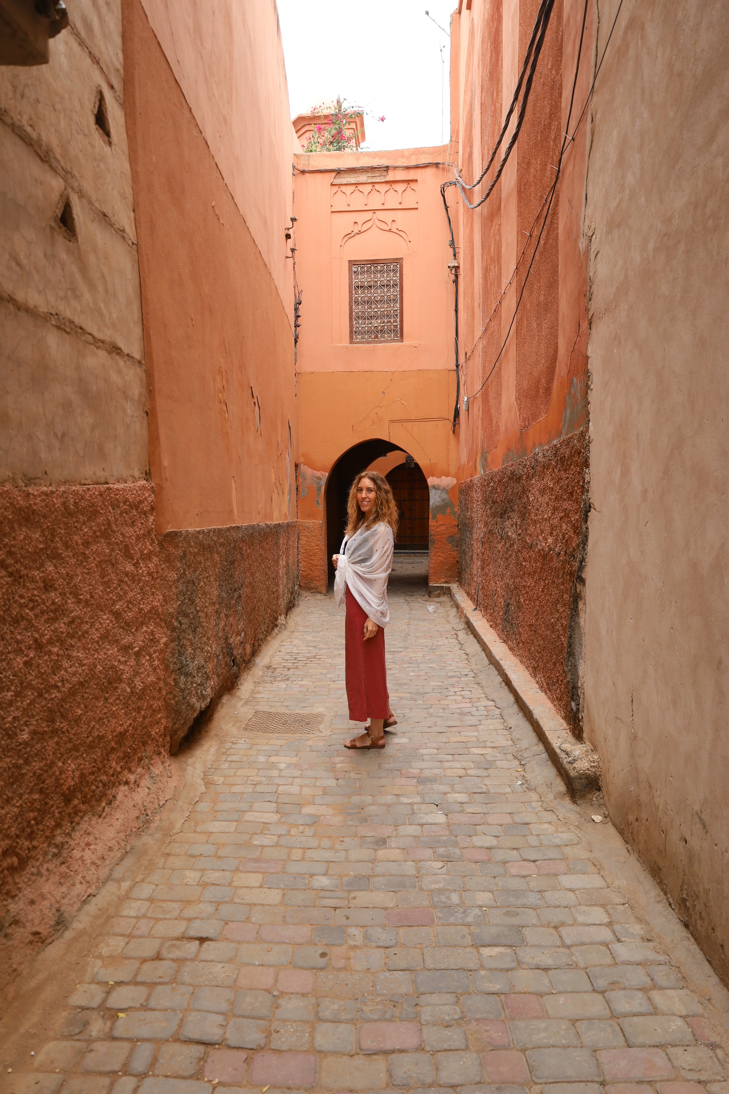 Wandering through the Medina in Marrakech, Morocco