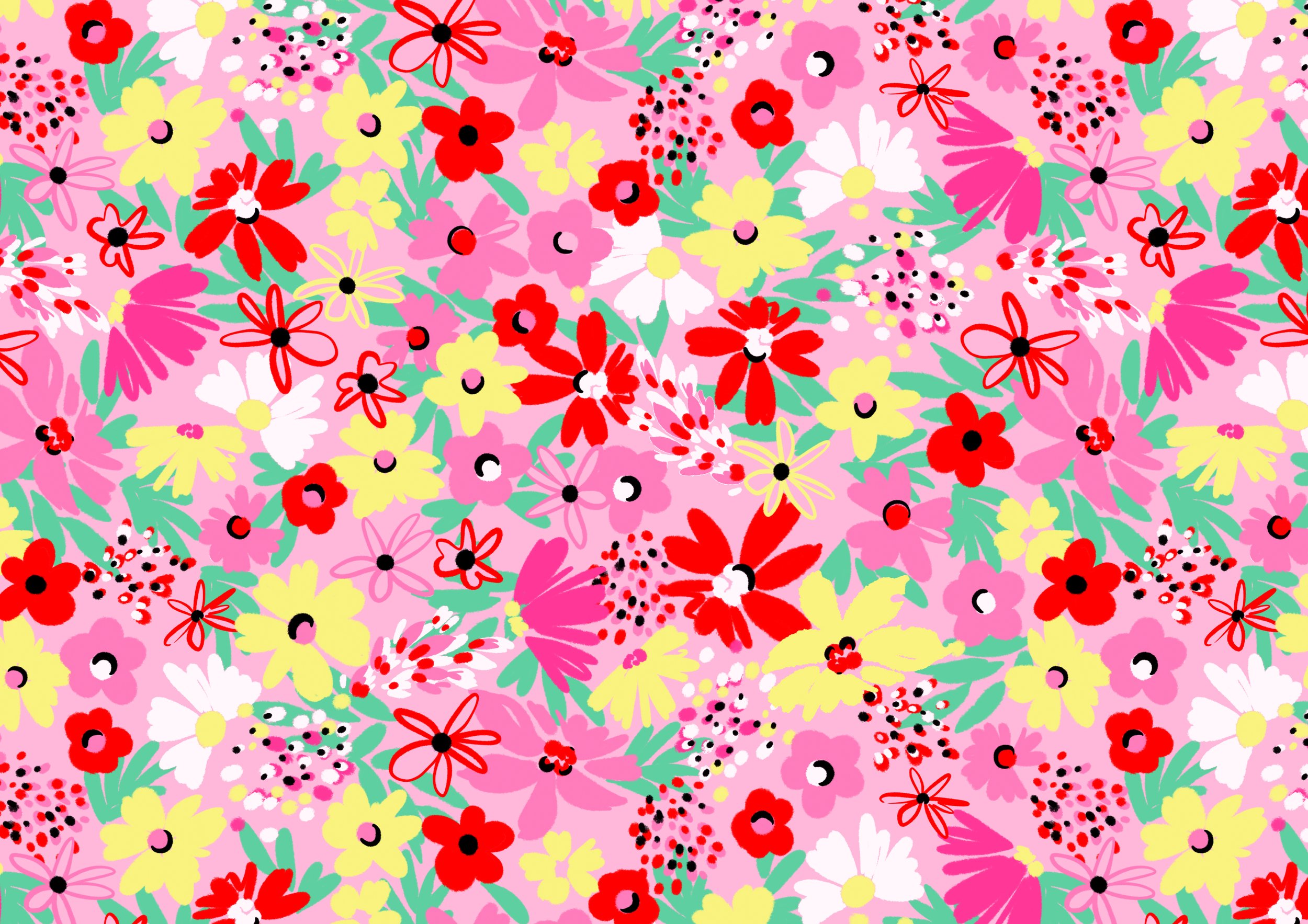 COLORFUL FLORAL PRINT DESIGN BY  LAURA ORTIZ.jpg