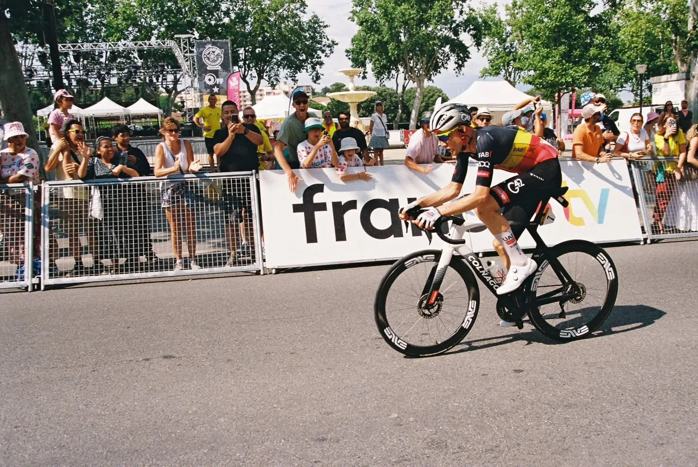 Going Solo. Tim Wellens on his way to a solo victory on Stage 15 and Ben O'Connor on his way to victory on Stage 18 on the Col de la Loze.

Nikon F80 &amp; Kodak UltraMax 400.

#tourdefrance #cyclingonfilm #lagrandeboucle #cyclingphotography #filmpho