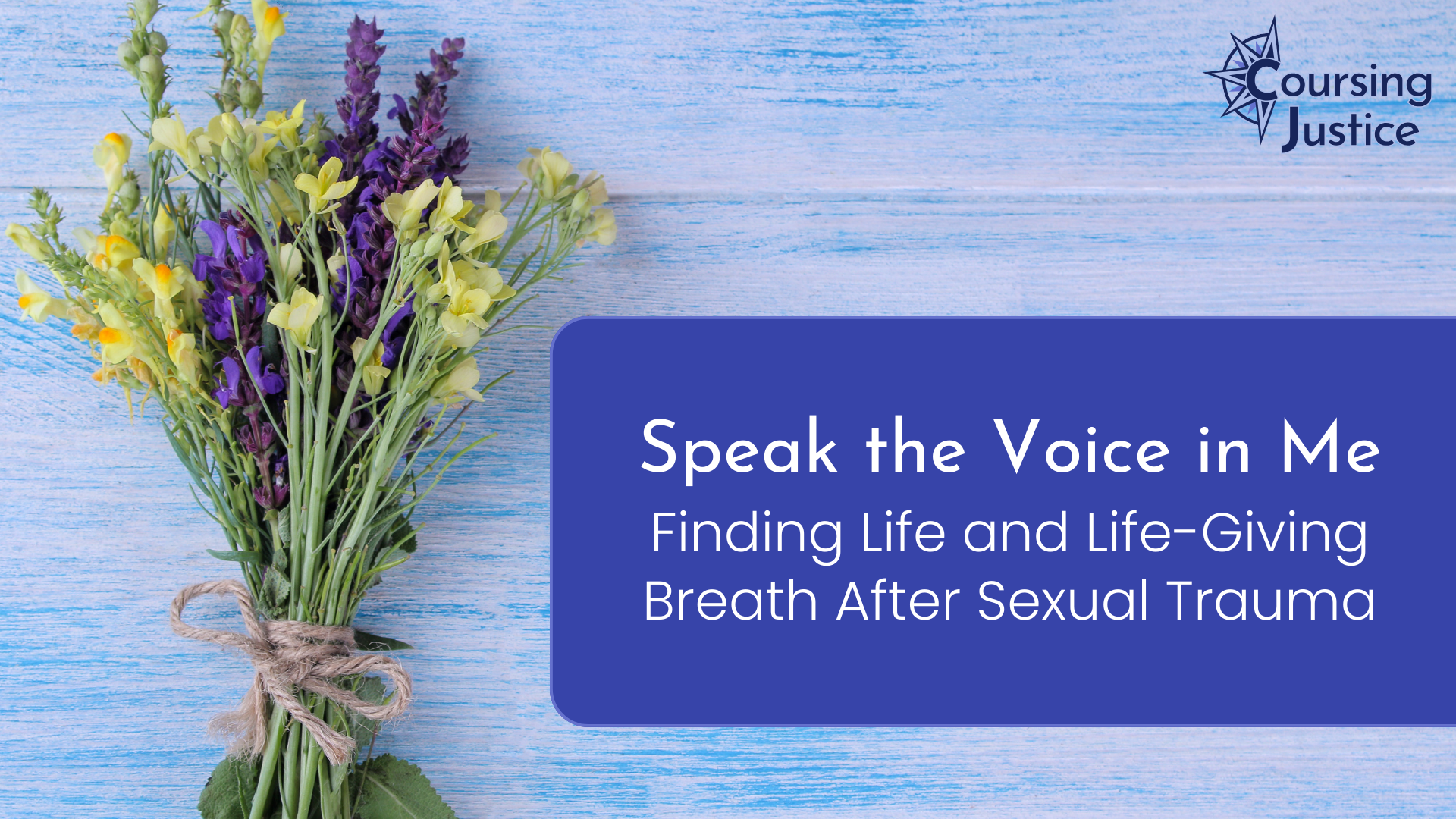 Speak The Voice in Me: Finding Life and Life-Giving Breath After Sexual Trauma