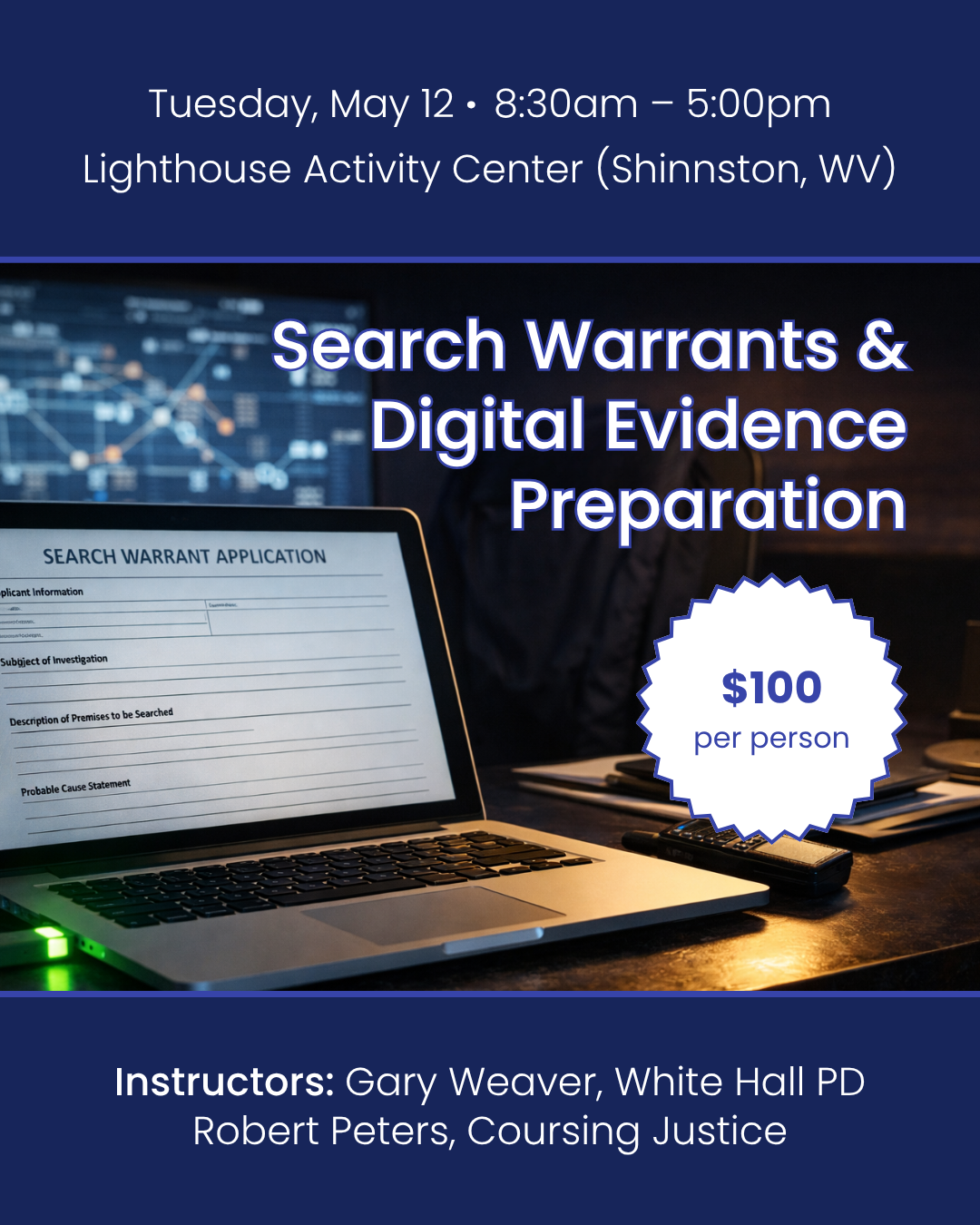Search Warrants and Digital Evidence Preparation