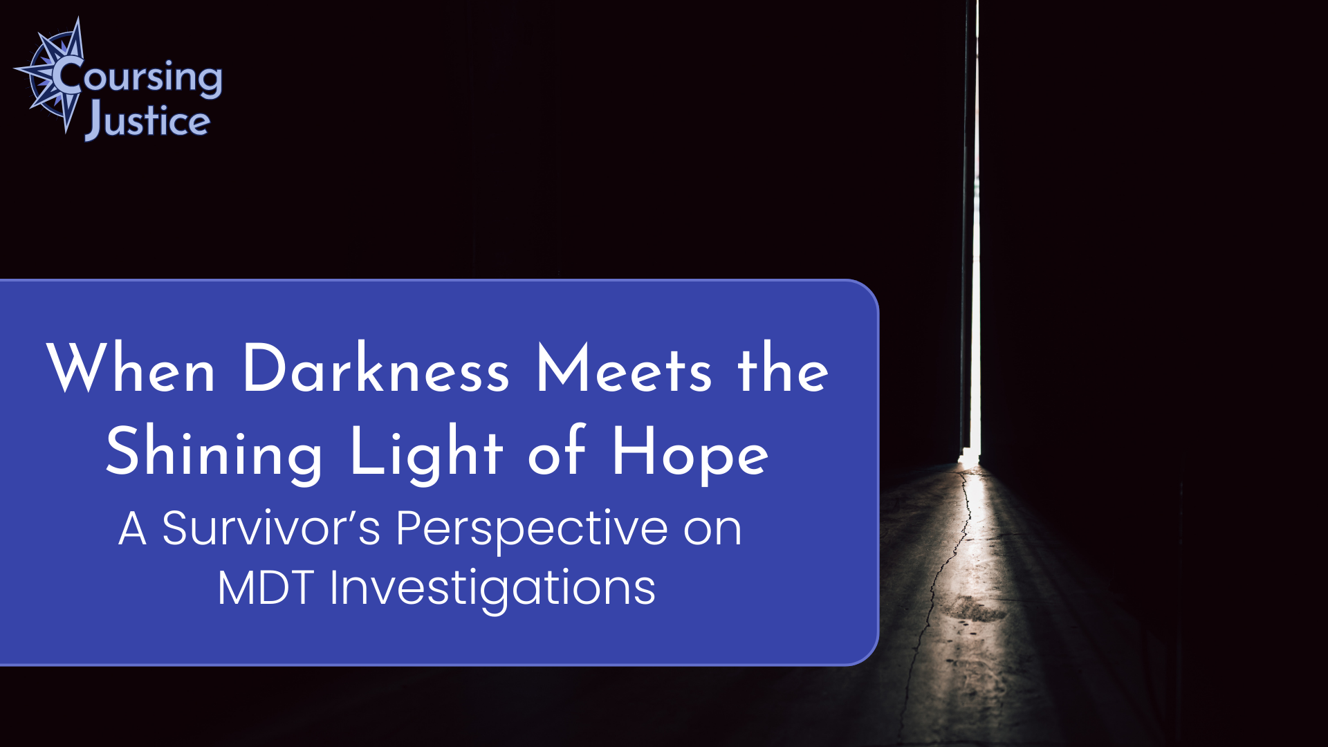 When Darkness Meets the Shining Light of Hope: A Survivor's Perspective on MDT Investigations