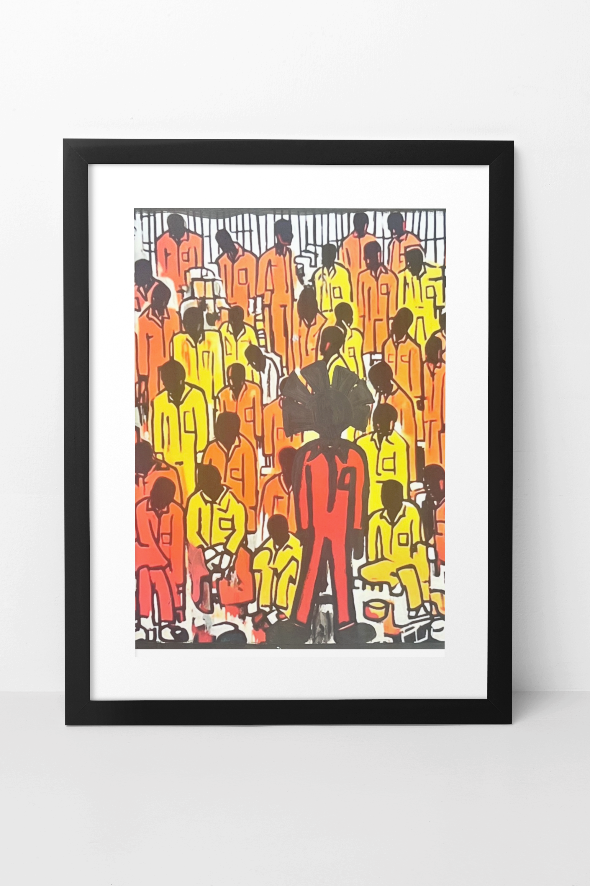 Free Our Black Creators-Embellished Print/Mixed Media
