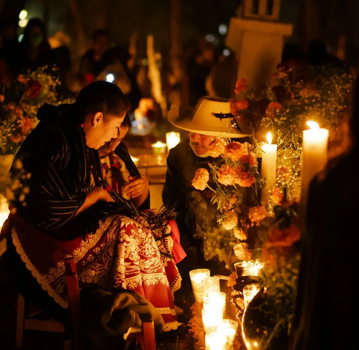 Celebrating the ancestors at día de muertos in mexico