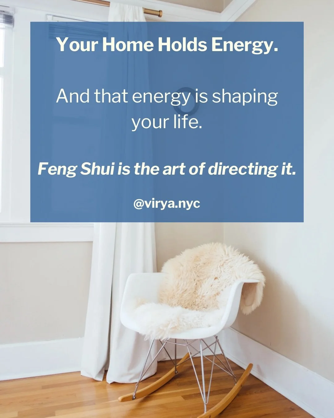 🏡Your home is more than just walls and furniture; it's a space that holds your journey, filled with memories, energy, and patterns. 

With Feng Shui, you can shift your space to support growth and flow 🌀.

If you're seeking clarity or momentum, let