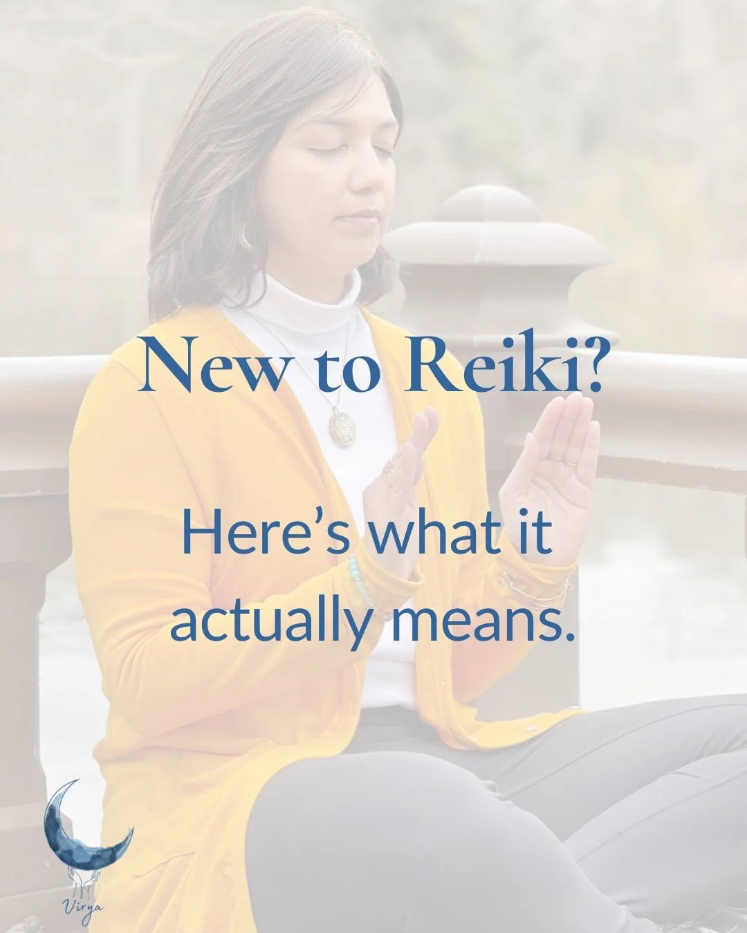 If you&rsquo;ve ever wondered what Reiki actually is, you&rsquo;re not alone! 

Reiki is a gentle, supportive energy practice that works with your body&rsquo;s natural life force energy. It doesn&rsquo;t force anything. It simply helps bring balance 
