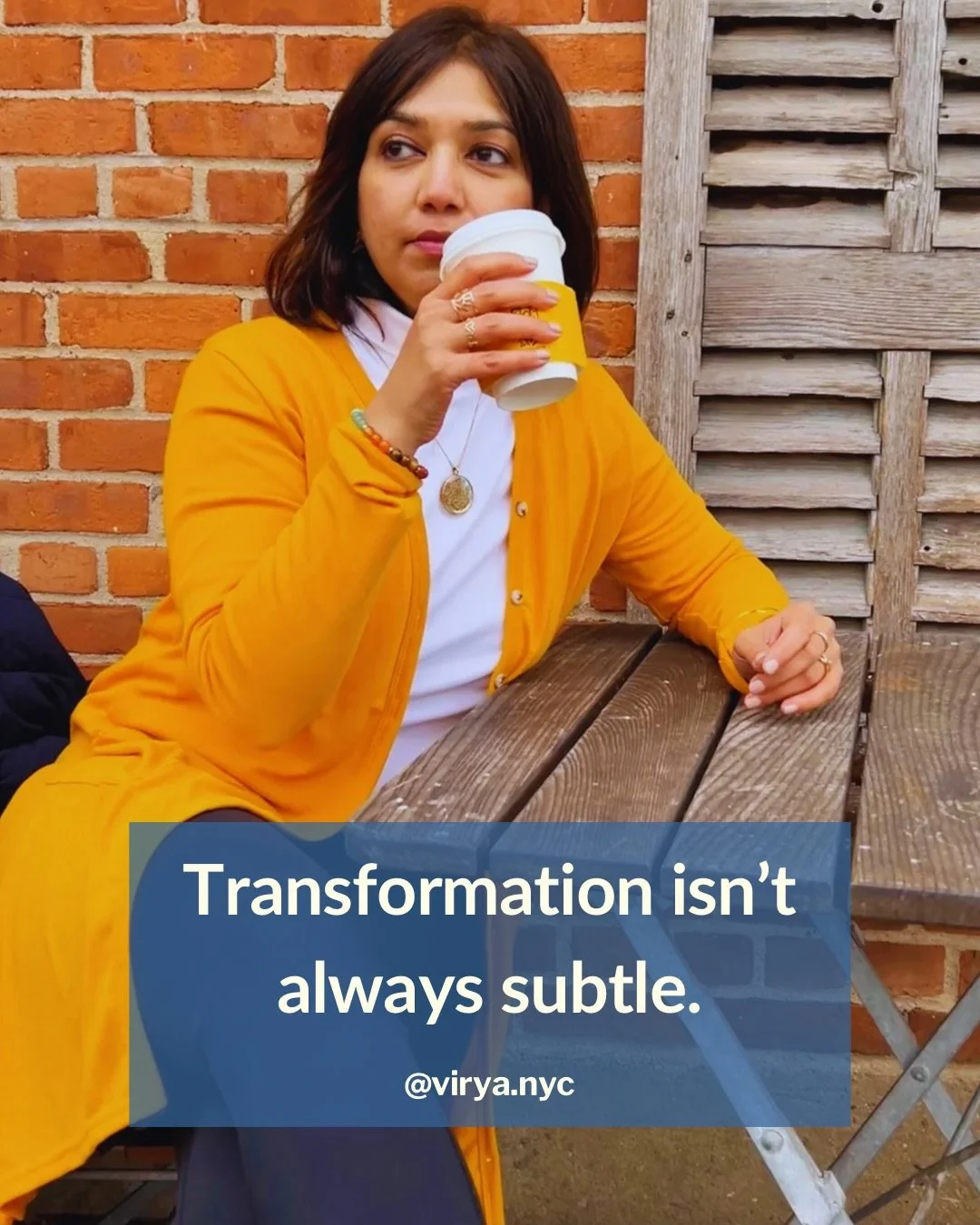 ⚡️Transformation isn&rsquo;t always soft or graceful.

Sometimes it&rsquo;s confronting. It asks you to question everything - what you believe, what you tolerate, what you&rsquo;ve built your identity around.

And in those moments, the instinct is to