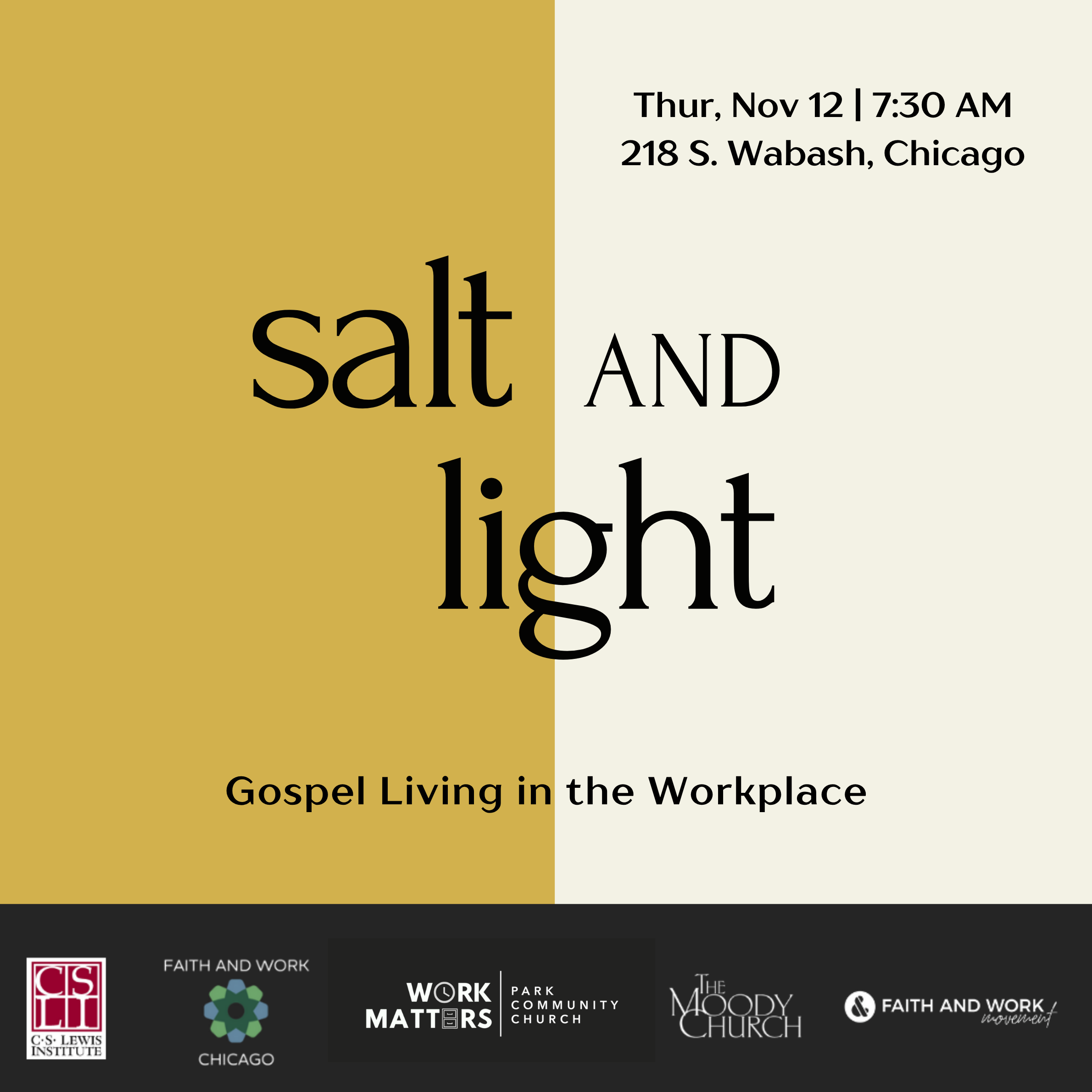 Salt and Light: Gospel Living in the Workplace