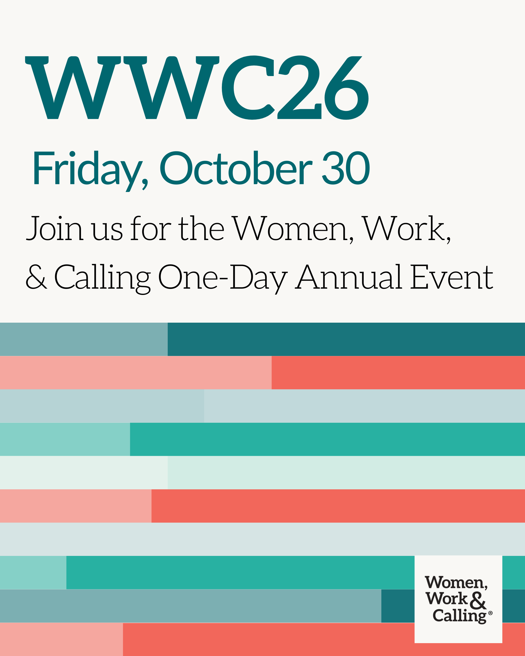 Women, Work, and Calling 2026