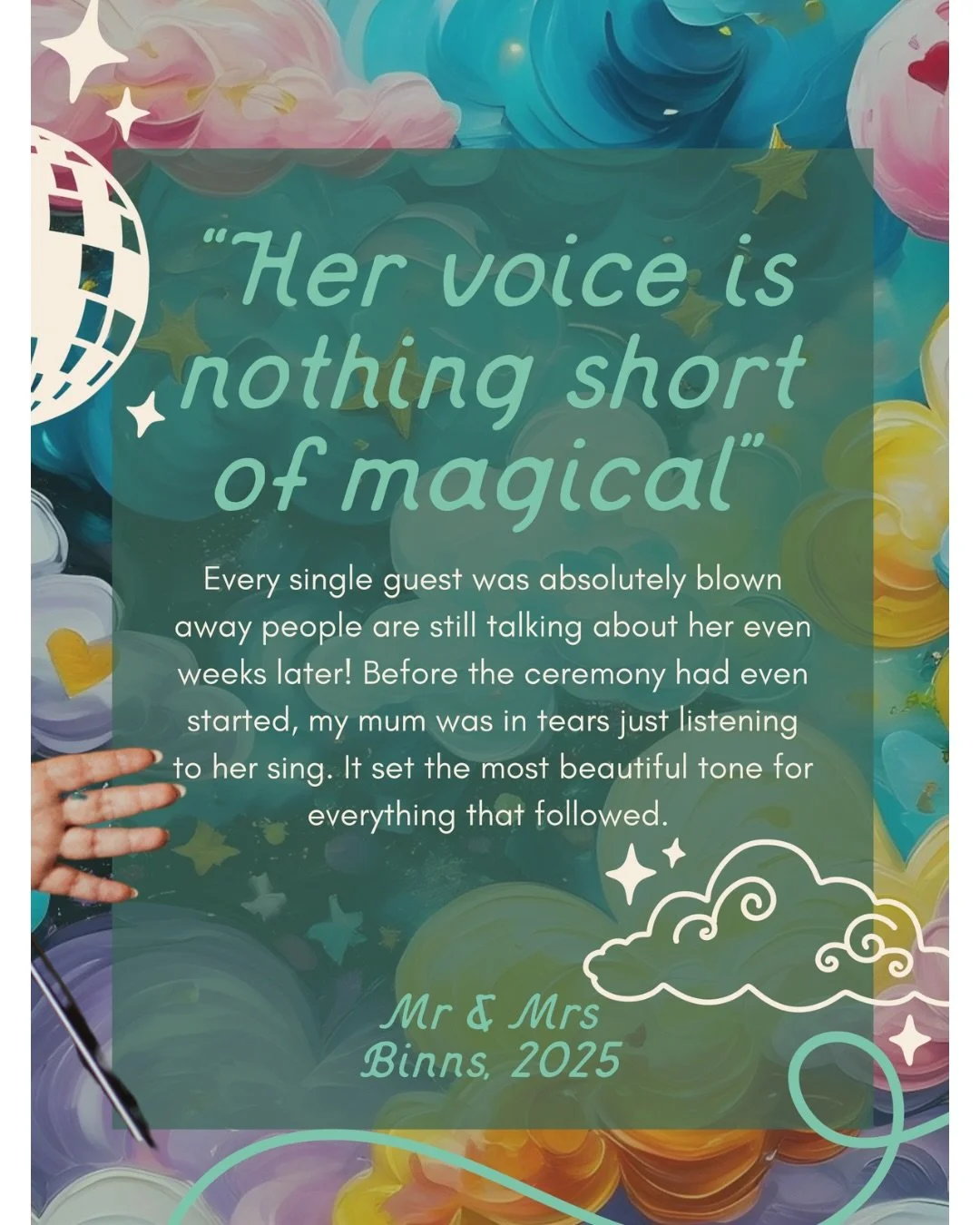 🫶🏻 How to Book 🫶🏻

If you want your guests to be talking about your wedding for weeks after the day (for all the right reasons) then get in touch and let's get you booked in 👏🏻

1. Enquire using the contact form on my website or pop me a DM. We