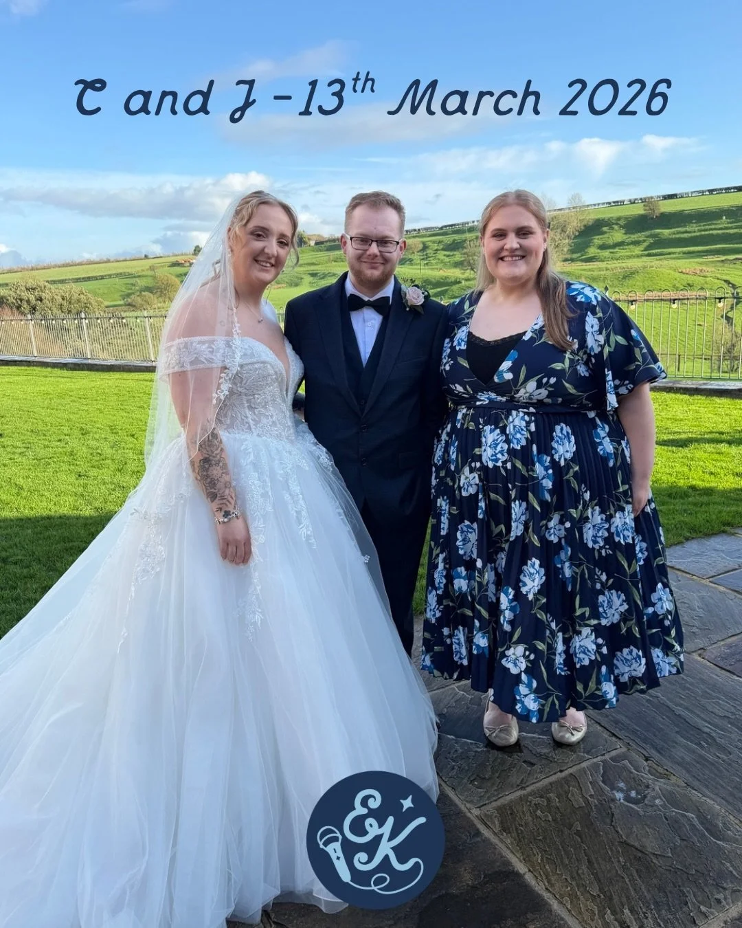 C &amp; J - 13th March 2026

Friday 13th might be bad luck for some, but this day was perfect for this wonderful pair! 💚

They tied the knot at the gorgeous @kingscotebarn , one of my absolute favourite venues, it's dreamy and just beautiful! The vi