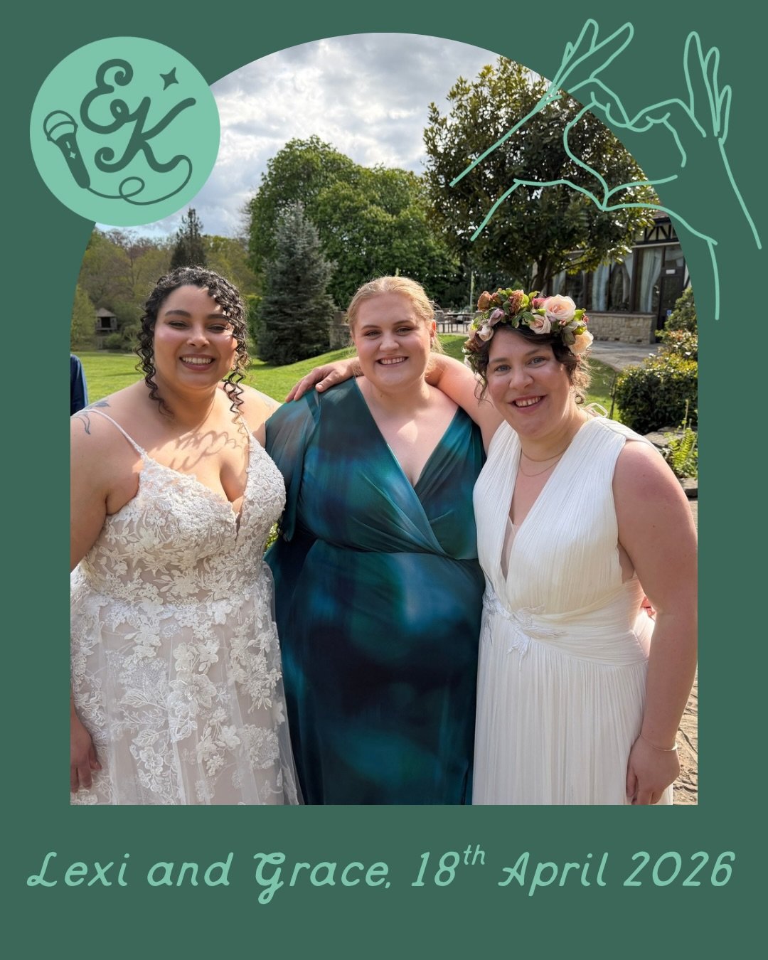 🌳🌲 Lexi and Grace - 18th April 2026 🌲🌳

This was the most beautiful day at The Ravenswood for the most wonderful couple. 🥹

I love weddings like this, everything was so deeply personal, with loads of handmade touches from family members - includ