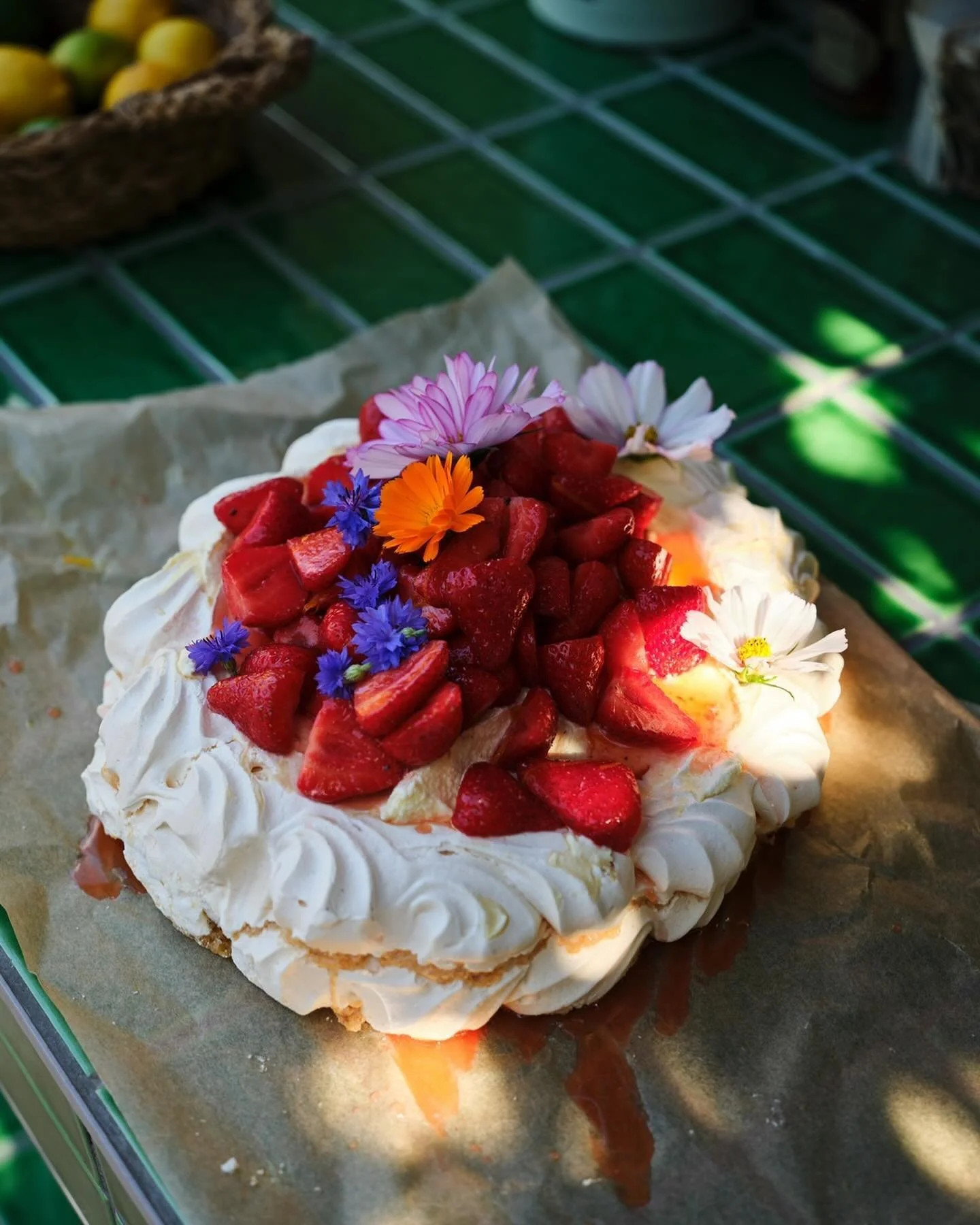 S u m m e r s  a t  t h e  S t u d i o &bull; Pavlova my favourite summer dessert . #bayhousestudio