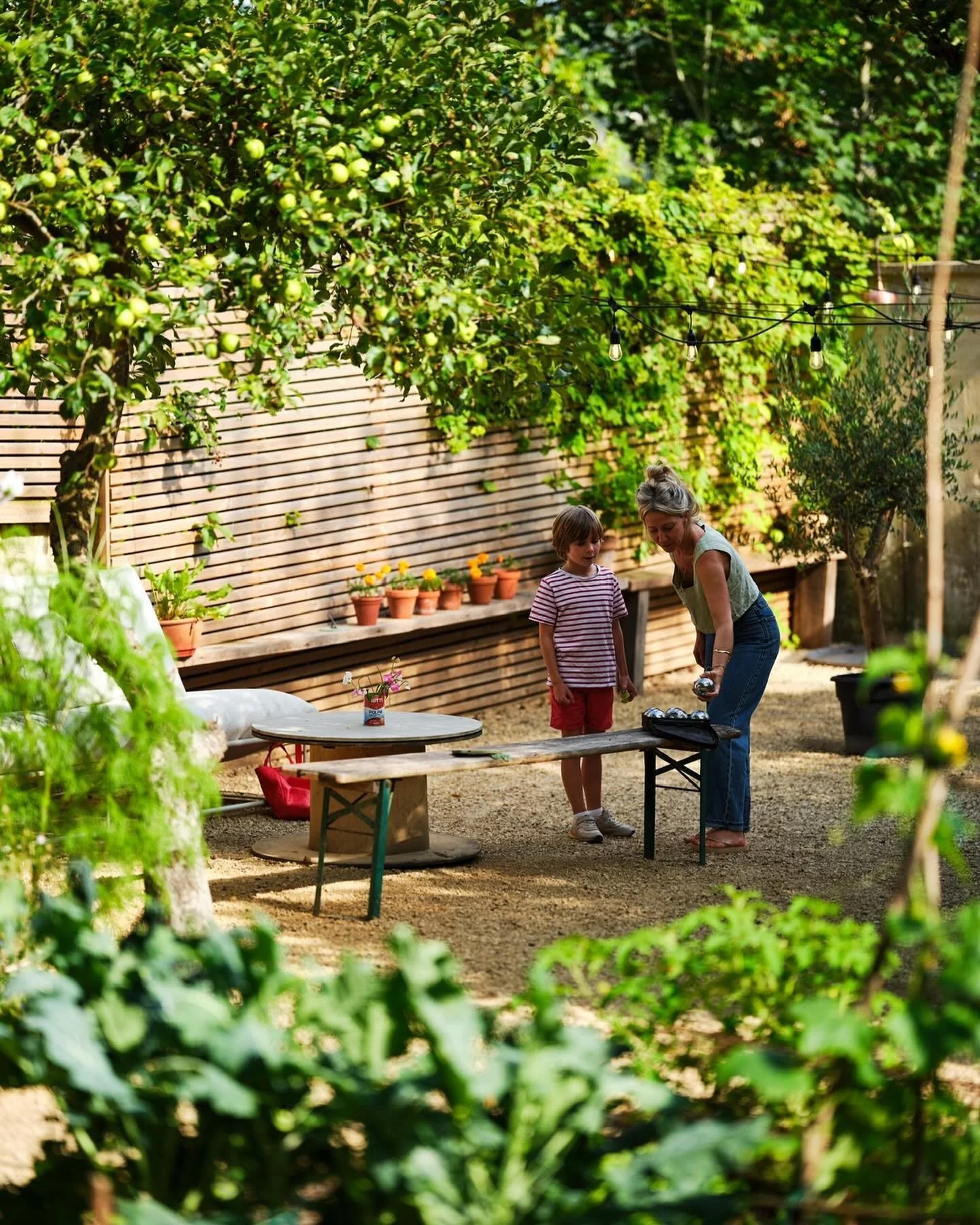 G a m e s &bull;It&rsquo;s that time of year to play boules on the courtyard