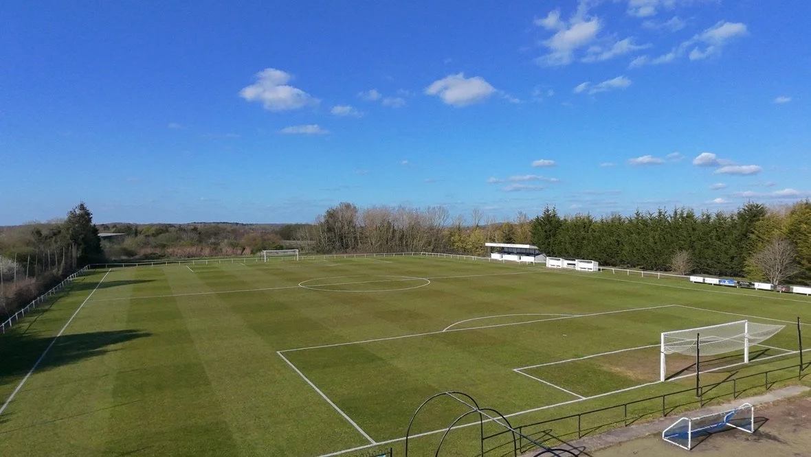 Green Court Sports Club pitch and stand