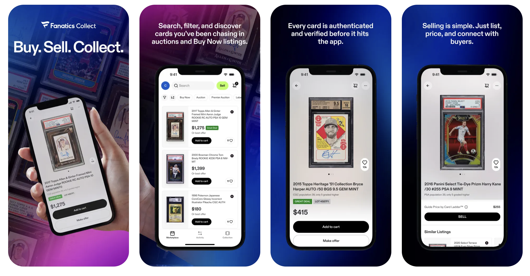 Fanatics Collect app update