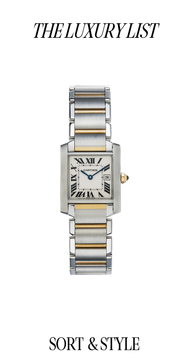 Cartier TANK FRANCAISE YELLOW GOLD AND STAINLESS STEEL QUARTZ