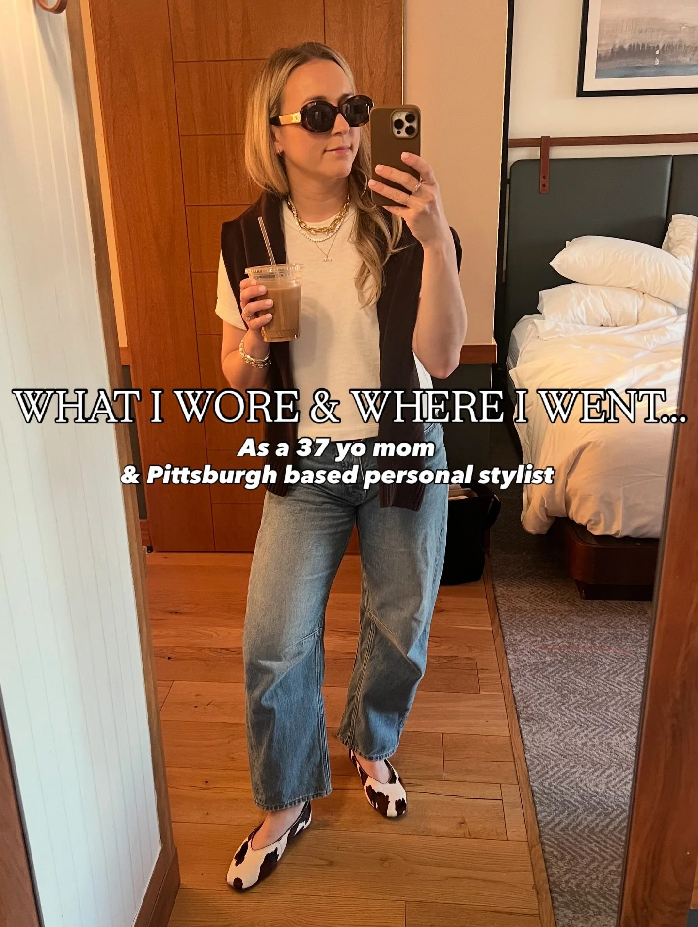 What I&rsquo;ve been wearing lately - trying to mix it up more. 

I want to tie a sweater or scarf around my waist like all the cool girls but it feels so bulky on me. I don&rsquo;t love how it looks. 

Also I think it&rsquo;s much kinder to yourself