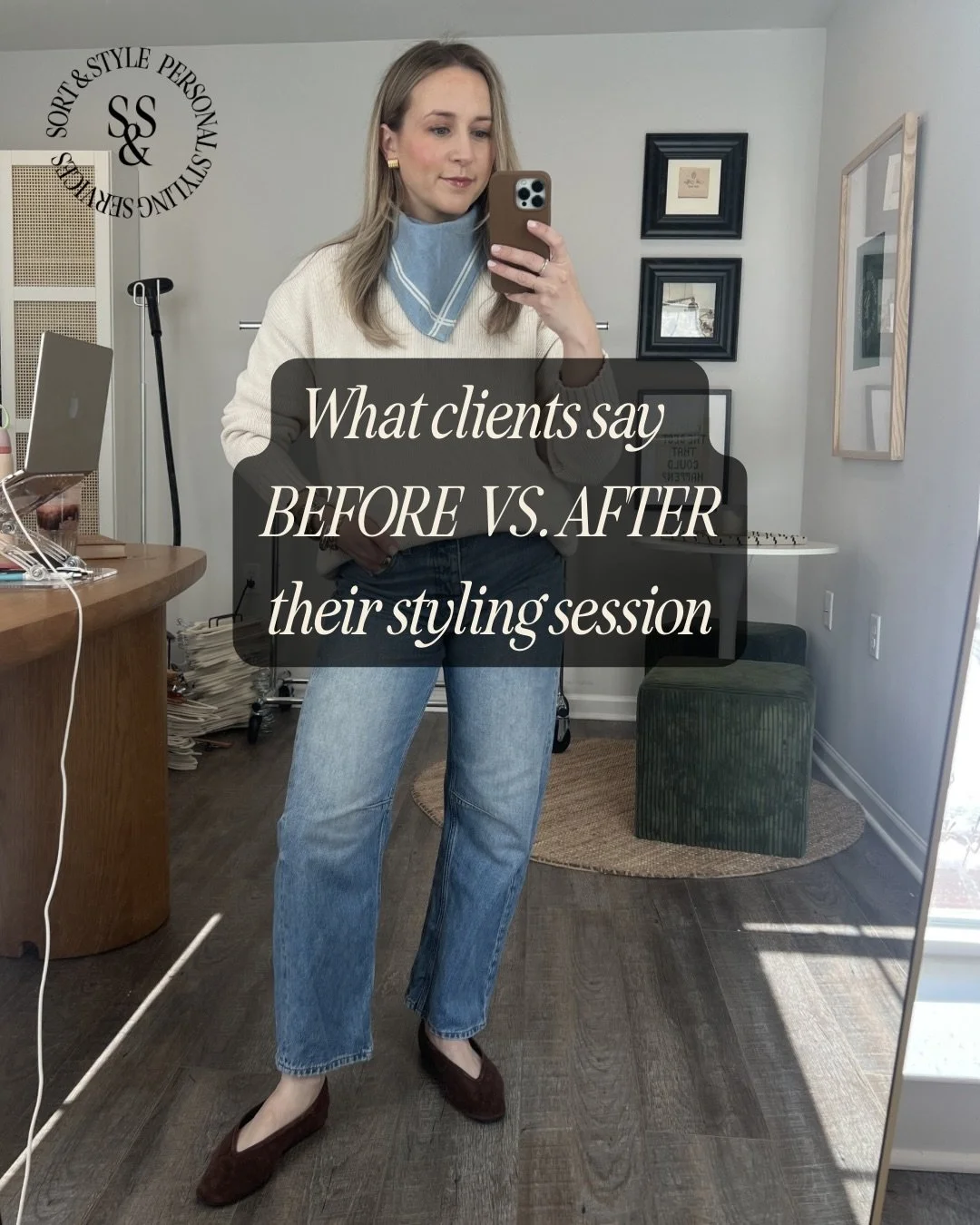 If there&rsquo;s one thing I aim to do when we work together - it&rsquo;s helping you transform the experience of getting dress from a negative to a positive one. 

Putting on clothes can either be a difficult part of our day OR we can use them as a 