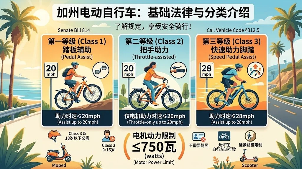 电动自行车(E-Bike)需要遵守什么法律规定？