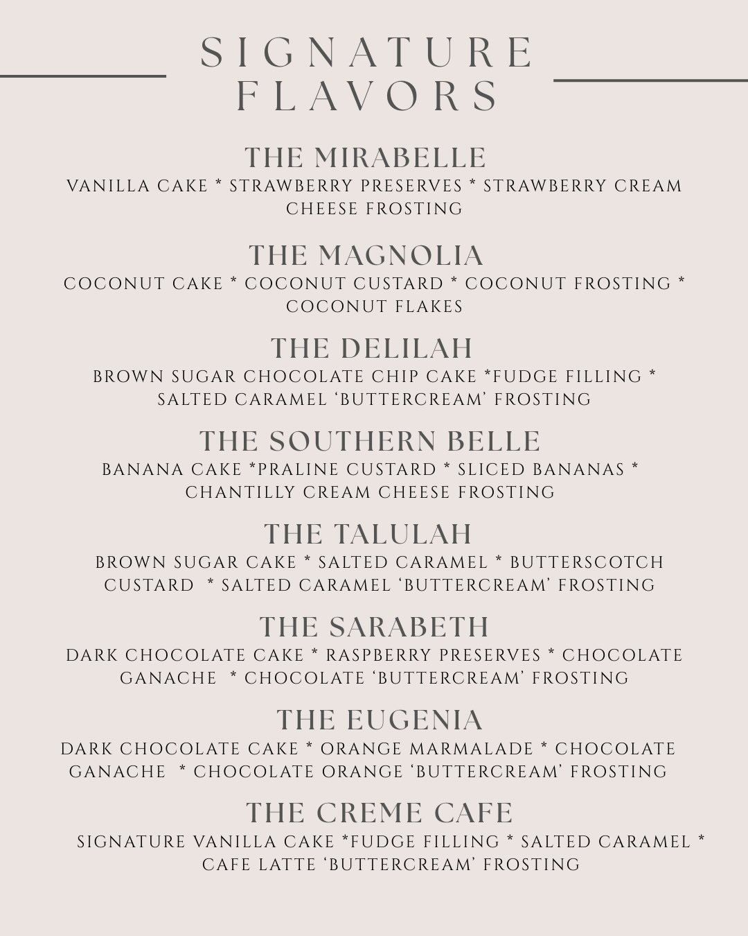 New Signature Flavors drop 🔥🔥🔥.
.
.
.
Extraordinary allergy-friendly cake flavors everyone can enjoy! 

Our exclusive Top 9 allergy-friendly cakes will deliver unparalleled taste experiences you won't find anywhere else. 
.
.
Order one and see for