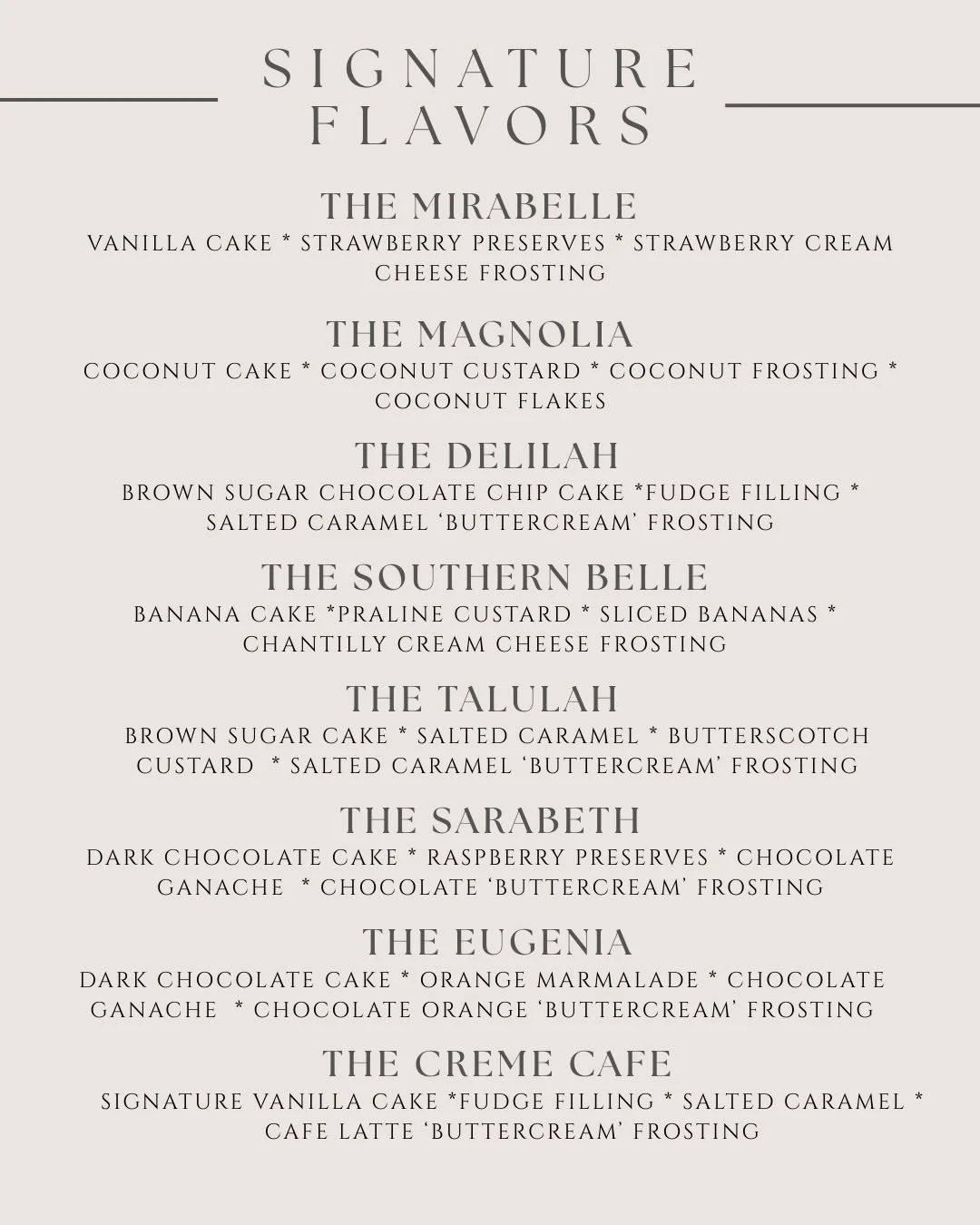 New Signature Flavors drop 🔥🔥🔥.
.
.
.
Extraordinary allergy-friendly cake flavors everyone can enjoy! 

Our exclusive Top 9 allergy-friendly cakes will deliver unparalleled taste experiences you won't find anywhere else. 
.
.
Order one and see for