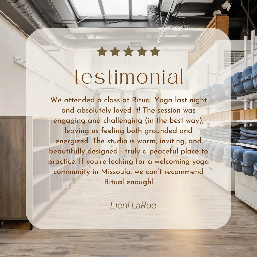 We &lt;3 hearing how Ritual makes you feel at home! 🕊️

Our community is built on invitation, presence, and connection. Come practice with us this week and experience it for yourself! Reserve your spot now &amp; step onto the mat.

#yoga #googlerevi