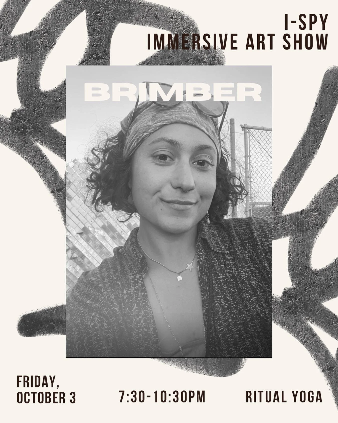 Join us at Ritual this Friday, October 3 from 7:30-10:30pm for an immersive art show with @brimber 🌀 Think: an I-Spy adventure through time, space, &amp; belonging!

This donation-based event is open to all, with 20% of proceeds supporting the Free 