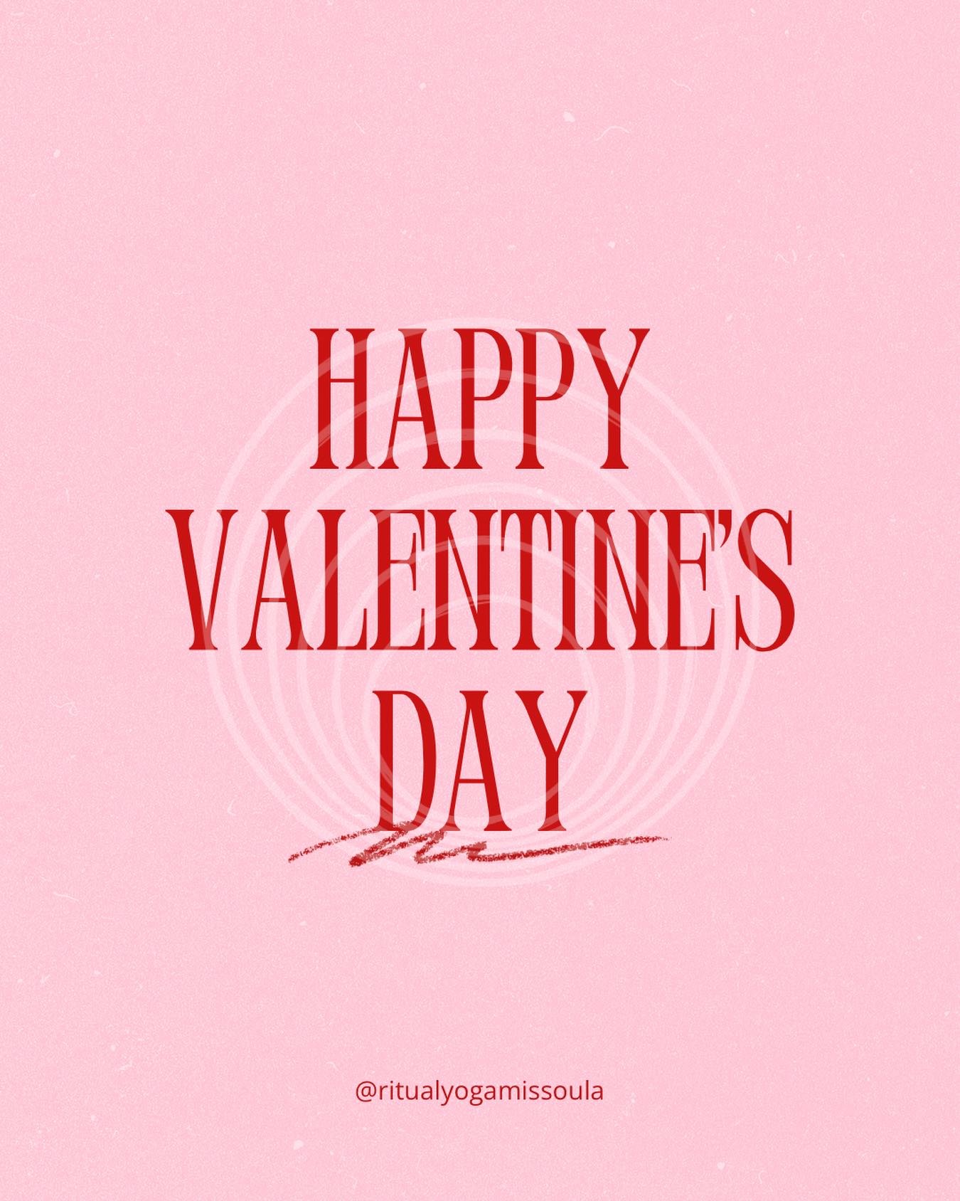 Happy Valentine&rsquo;s Day 🤍

Our hearts are SO full of gratitude for every breath, every stretch, and every shared moment on the mat. Thank you for being part of Ritual.

How will you celebrate love on or off the mat today?

#yoga #valentinesday #