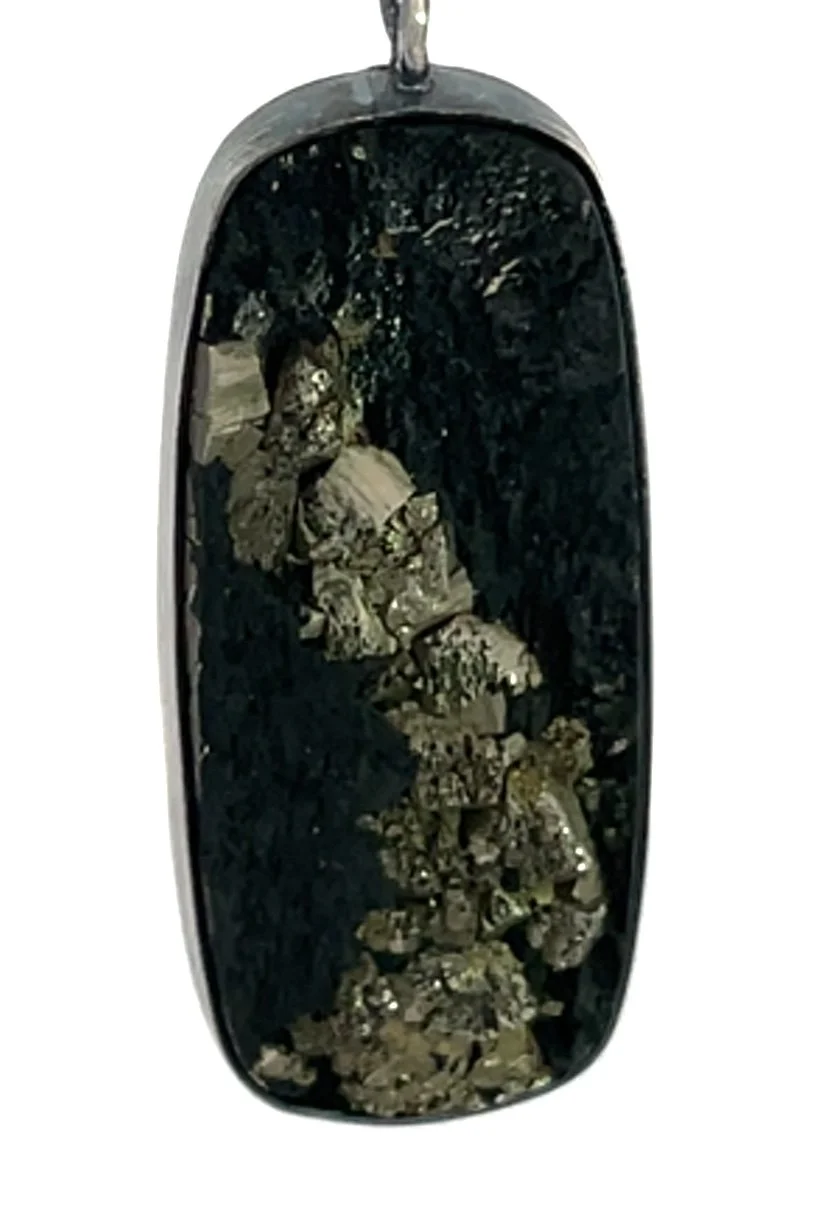Warrior Necklace Pyrite in Slate 7.jpg