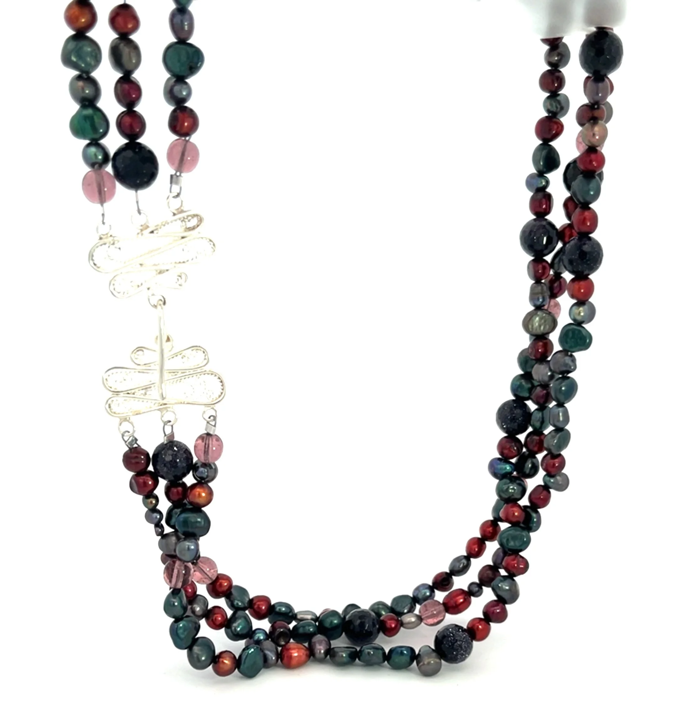 Multibead Necklace with Filigree Clasp 3.jpg
