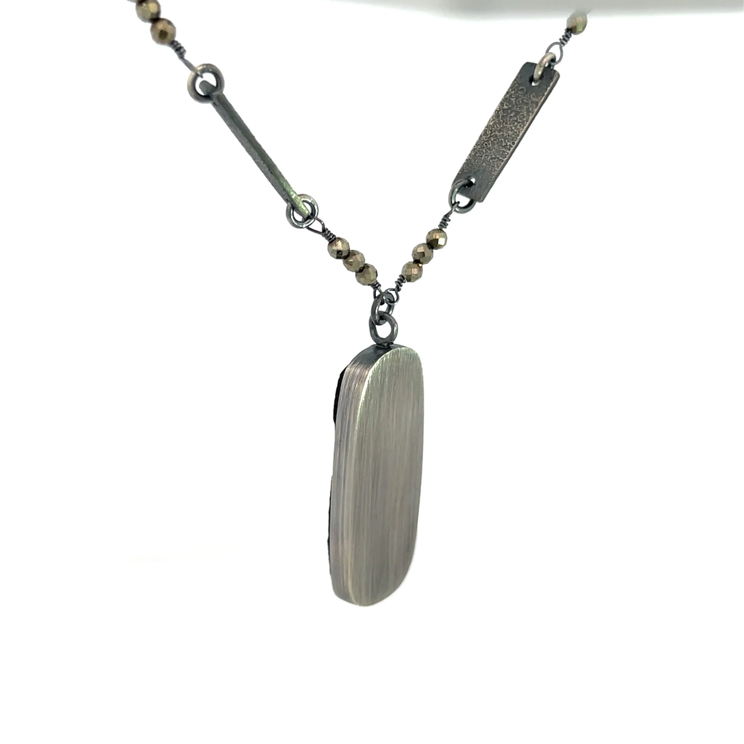 Warrior Necklace Pyrite in Slate 2.jpg