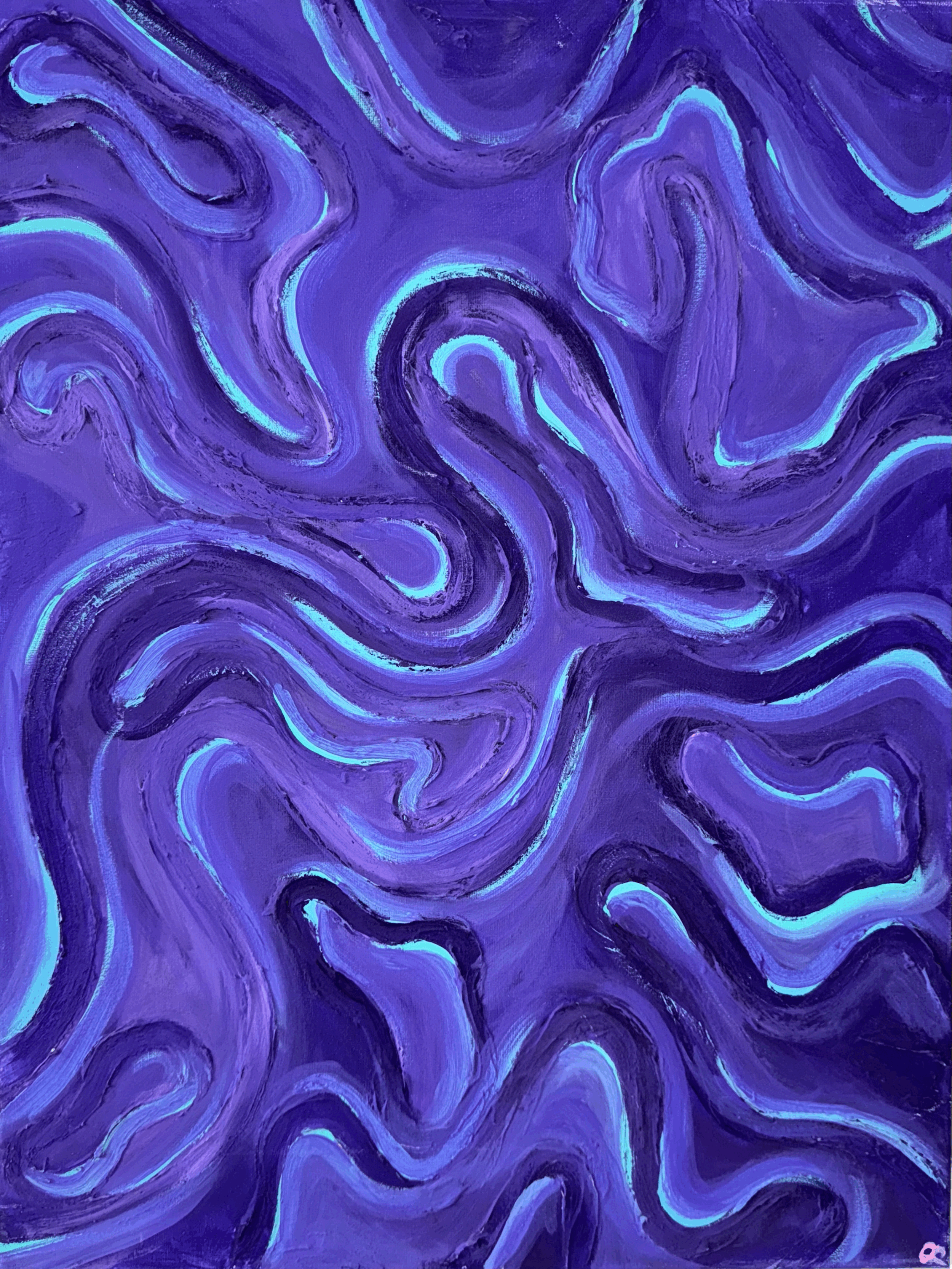 untitled acrylic painting