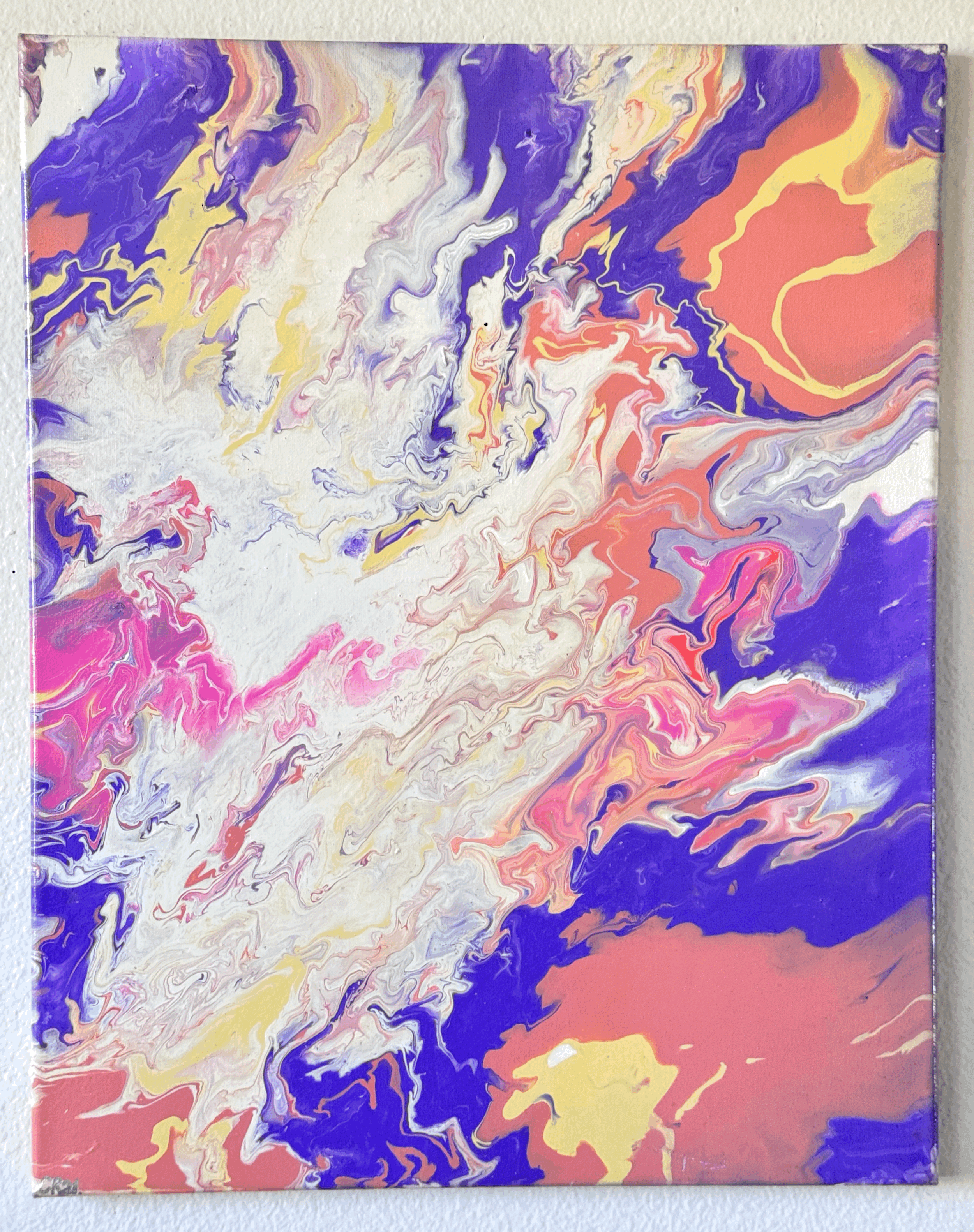 the delta acrylic painting