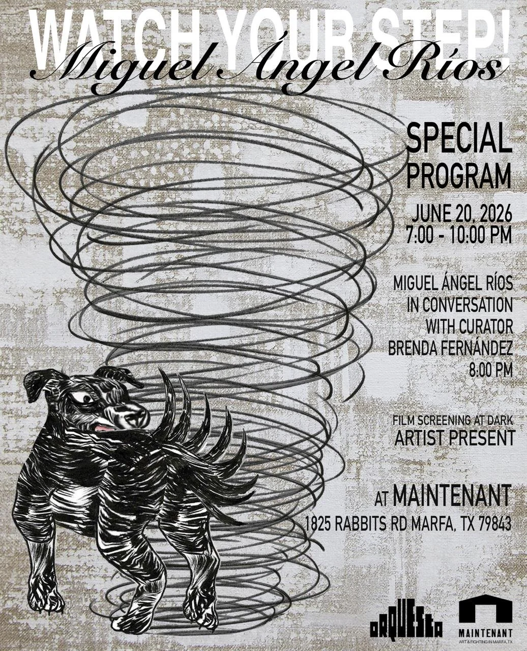 An evening with MIGUEL ANGEL RIOS - June 20