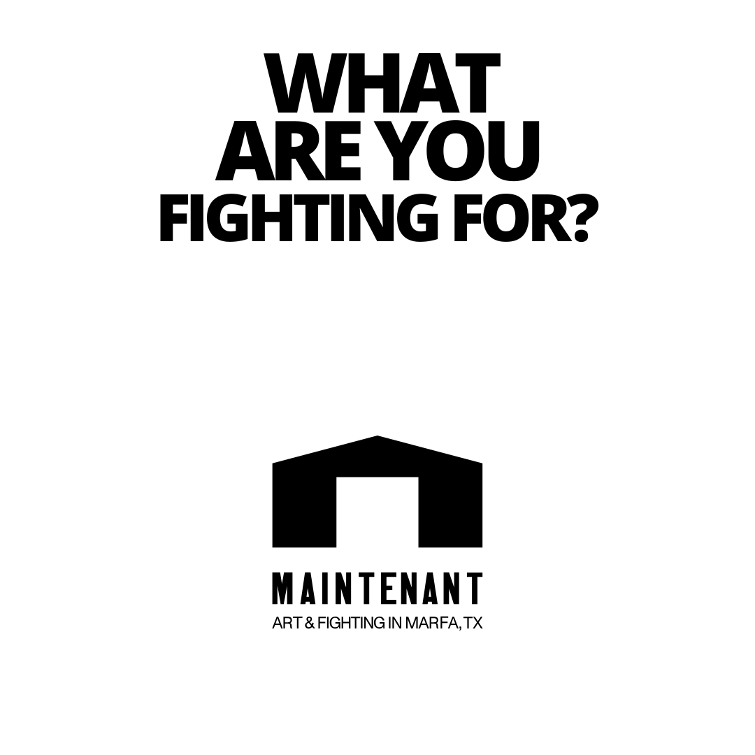 WHAT ARE YOU FIGHTING FOR? Opening April 4, 2026