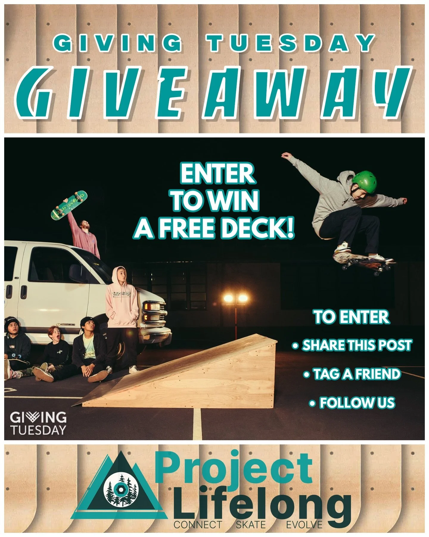 We&rsquo;re flipping the script for GivingTuesday!
This @givingtuesday we want to show our gratitude by giving back with a FREE skate deck giveaway!

Want to enter?
✔️ Make sure you&rsquo;re following us ✔️ Share this post ✔️ Tag a friend 
That&rsquo