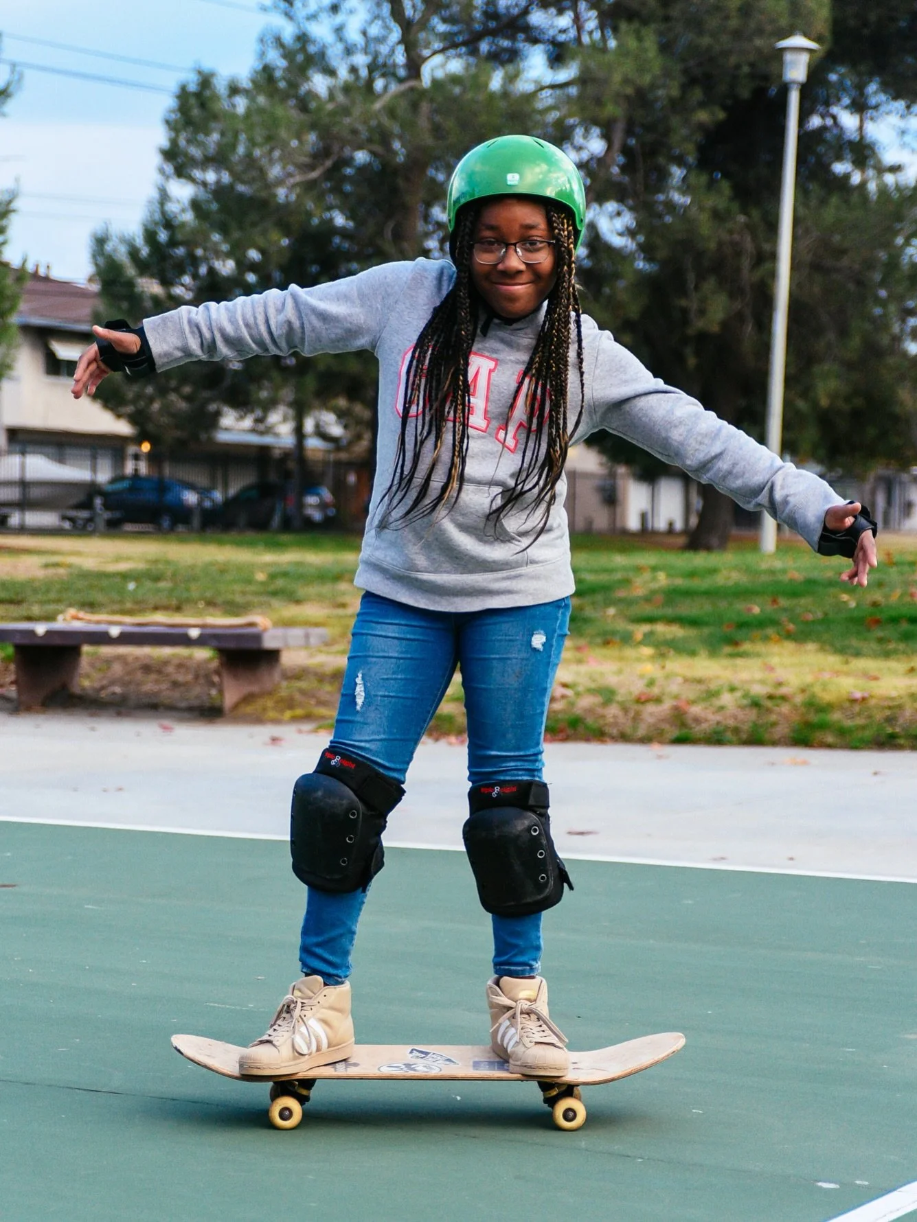 Sign ups are almost full!! Tomorrow is our first skate night of the season and we are beyond stoked!! We&rsquo;re on track to fill all 50 spots in our program and could not be more excited to build our youth skate community!! Register now and save yo