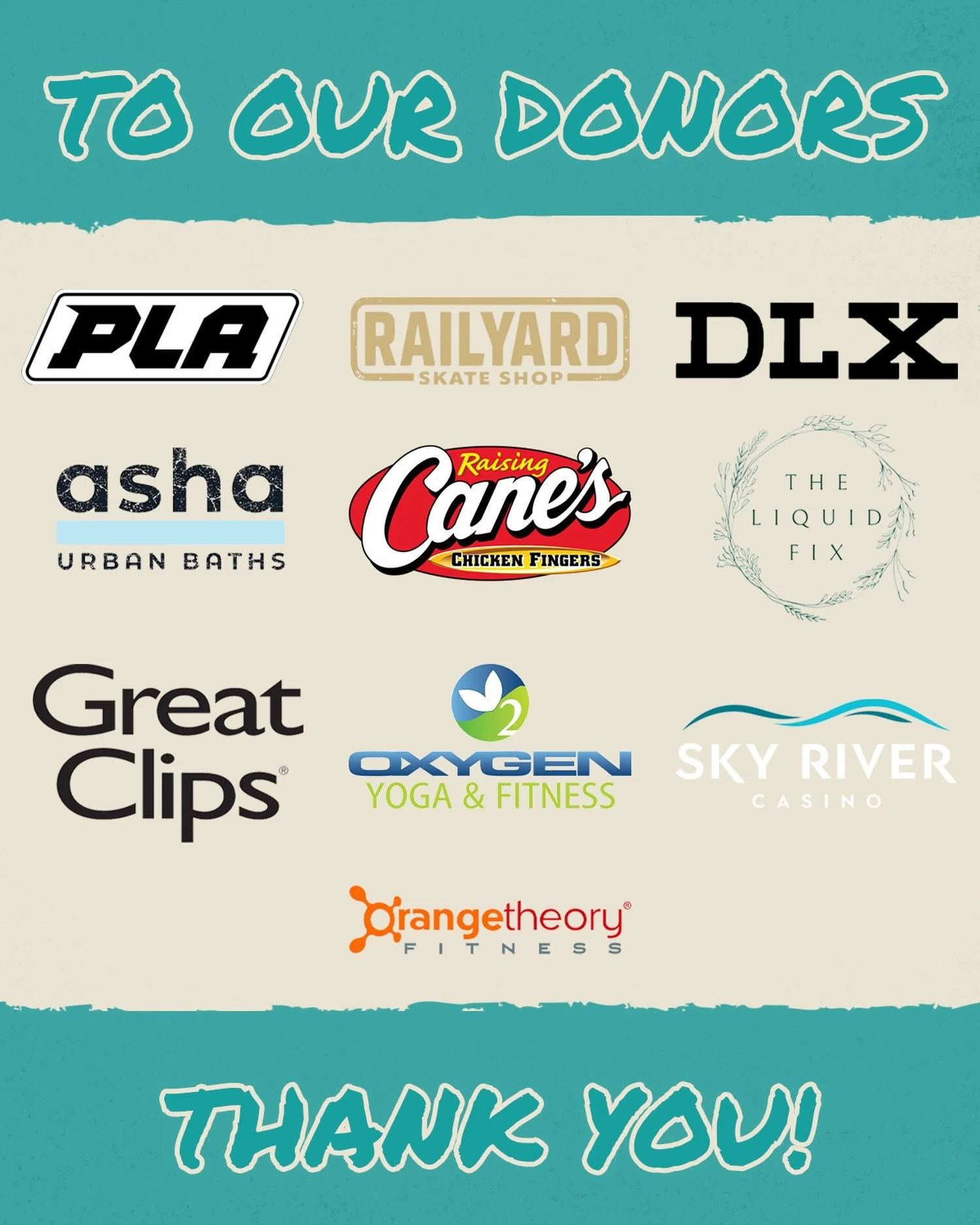 We want to shout out a MASSIVE THANK YOU to all of our raffle donors! This year&rsquo;s raffle was our best yet and it&rsquo;s all thanks to these folks right here. Our Big Day of Giving was a huge success and we could not have done it without these 