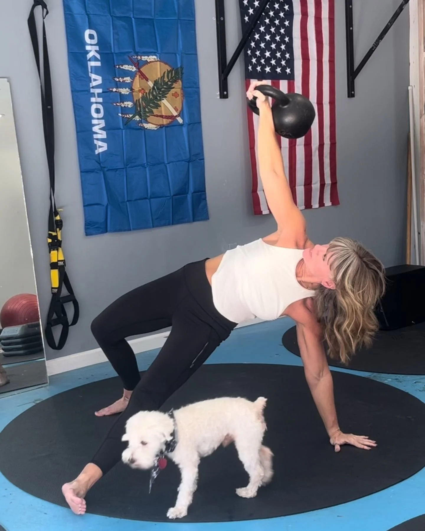 “Train smarter, not harder” is one of my philosophies! 
So important to slow down and learn true connected core strength! 
The GET UP is the ultimate example of this! 
Mobility is strength! 
The Turkish get up separates the men from t