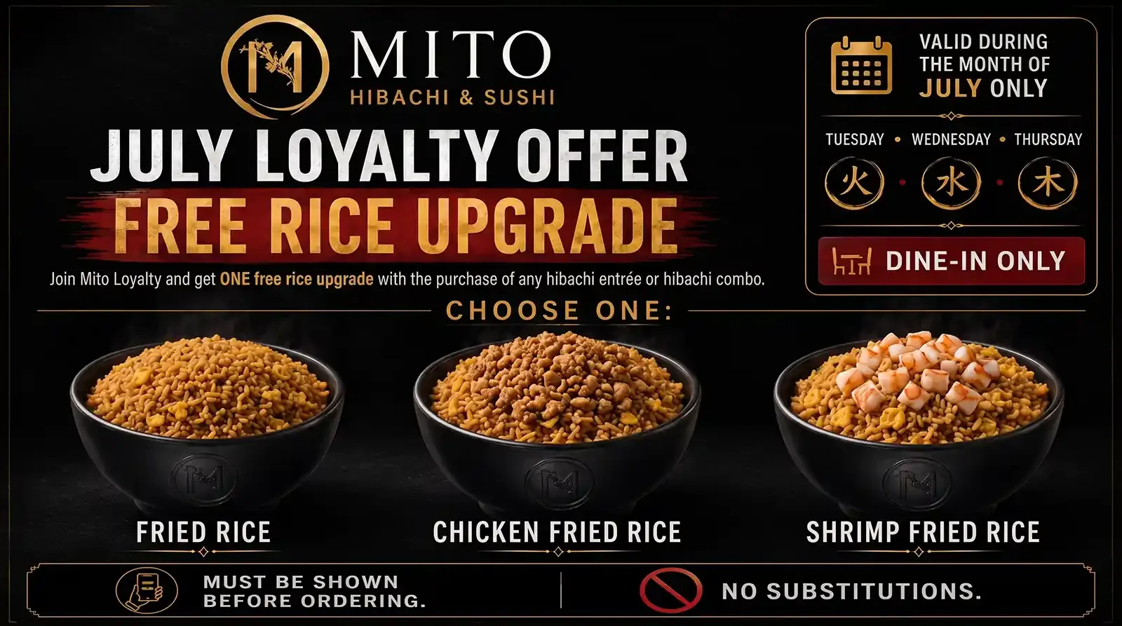Mito July Loyalty Offer