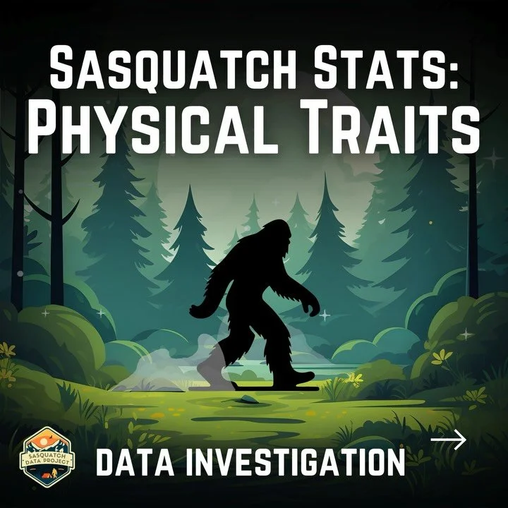 What do thousands of sasquatch sightings tell us about how sasquatches are described?

By looking at large datasets of eyewitness reports, researchers can begin to identify patterns in reported height, weight, hair color, body proportions, and other 