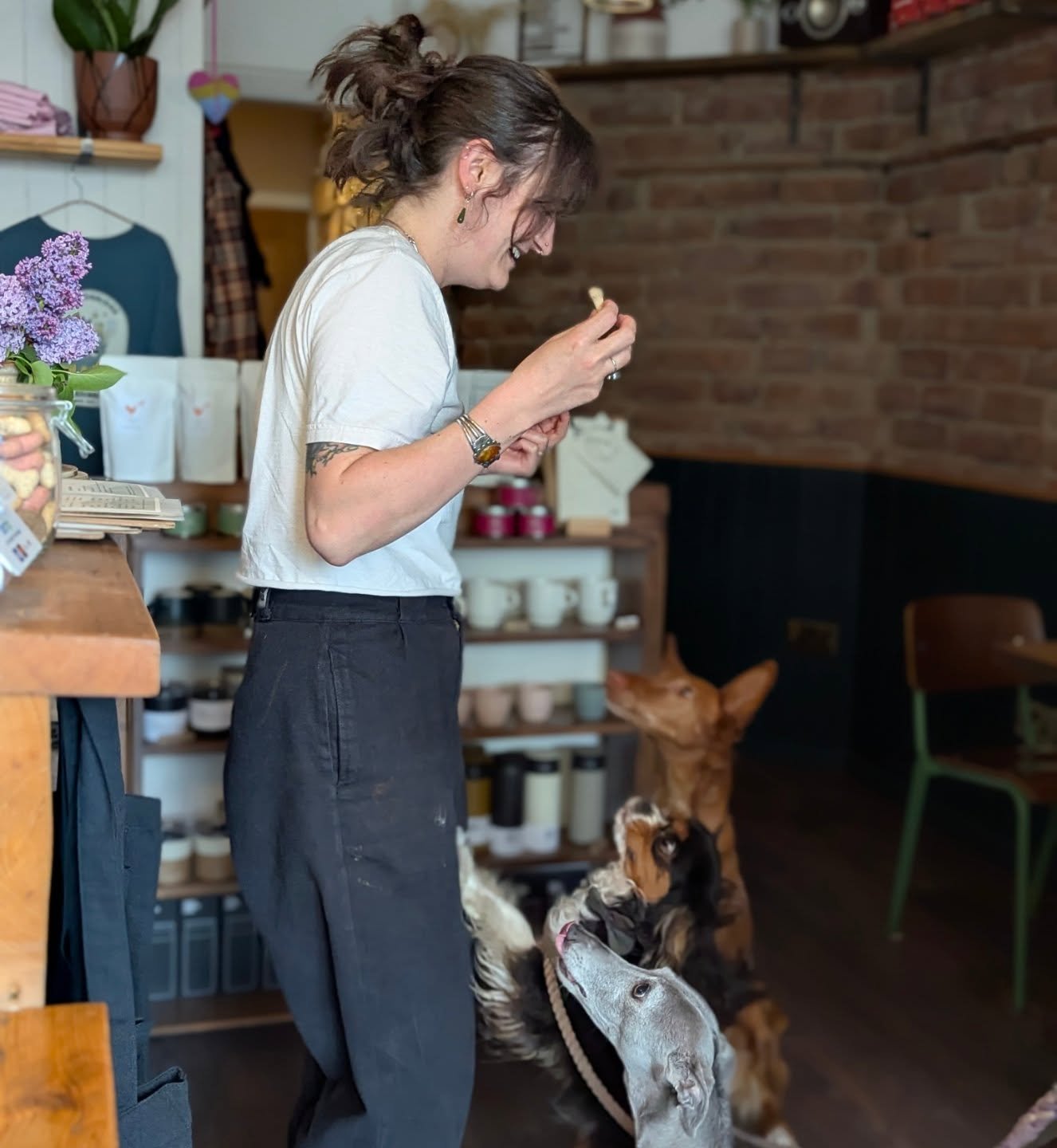 That's the weekend completed with those cutest customers paying us a visit.