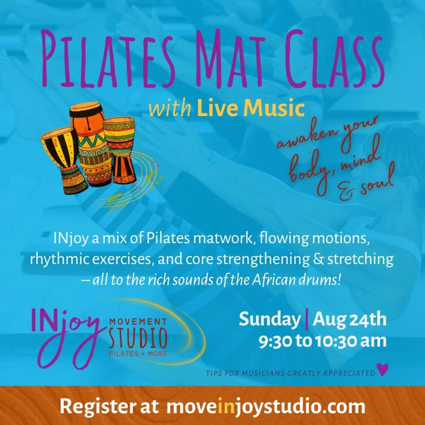 It's back!! 🙌🎶🙏🏽❤️

https://moveinjoystudio.com/events/mat-music-aug