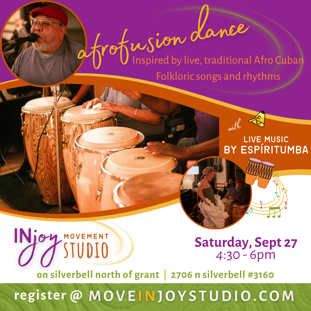 AfroFusion Dance Class with Live Drumming by Bubba and EspíriTumba!