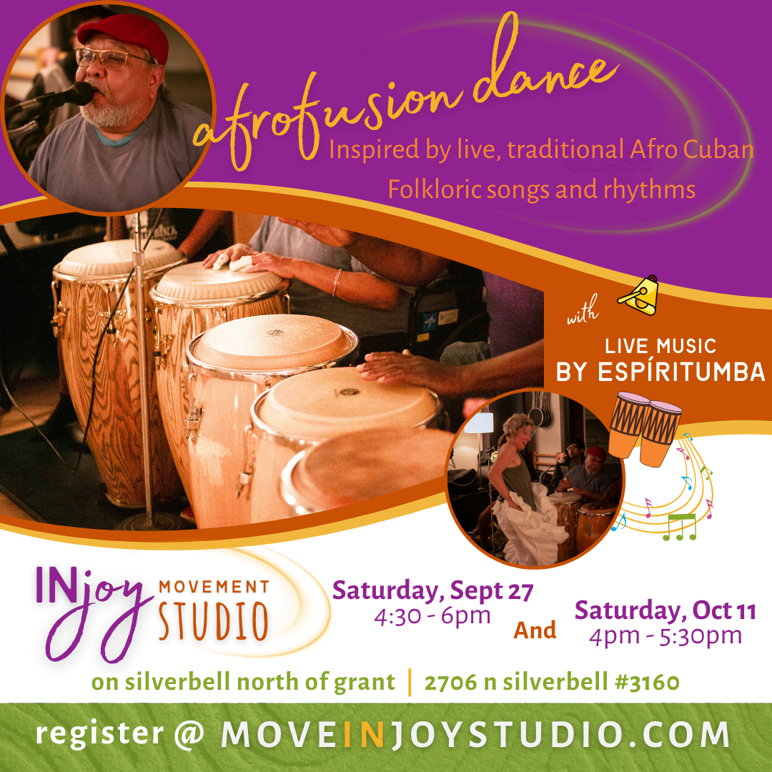 AfroFusion Dance Class with Live Drumming by Bubba and EspíriTumba!