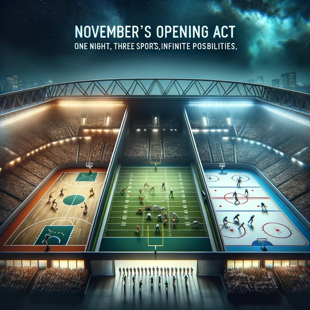 November’s Opening Act: One Night, Three Sports, Infinite Possibilities