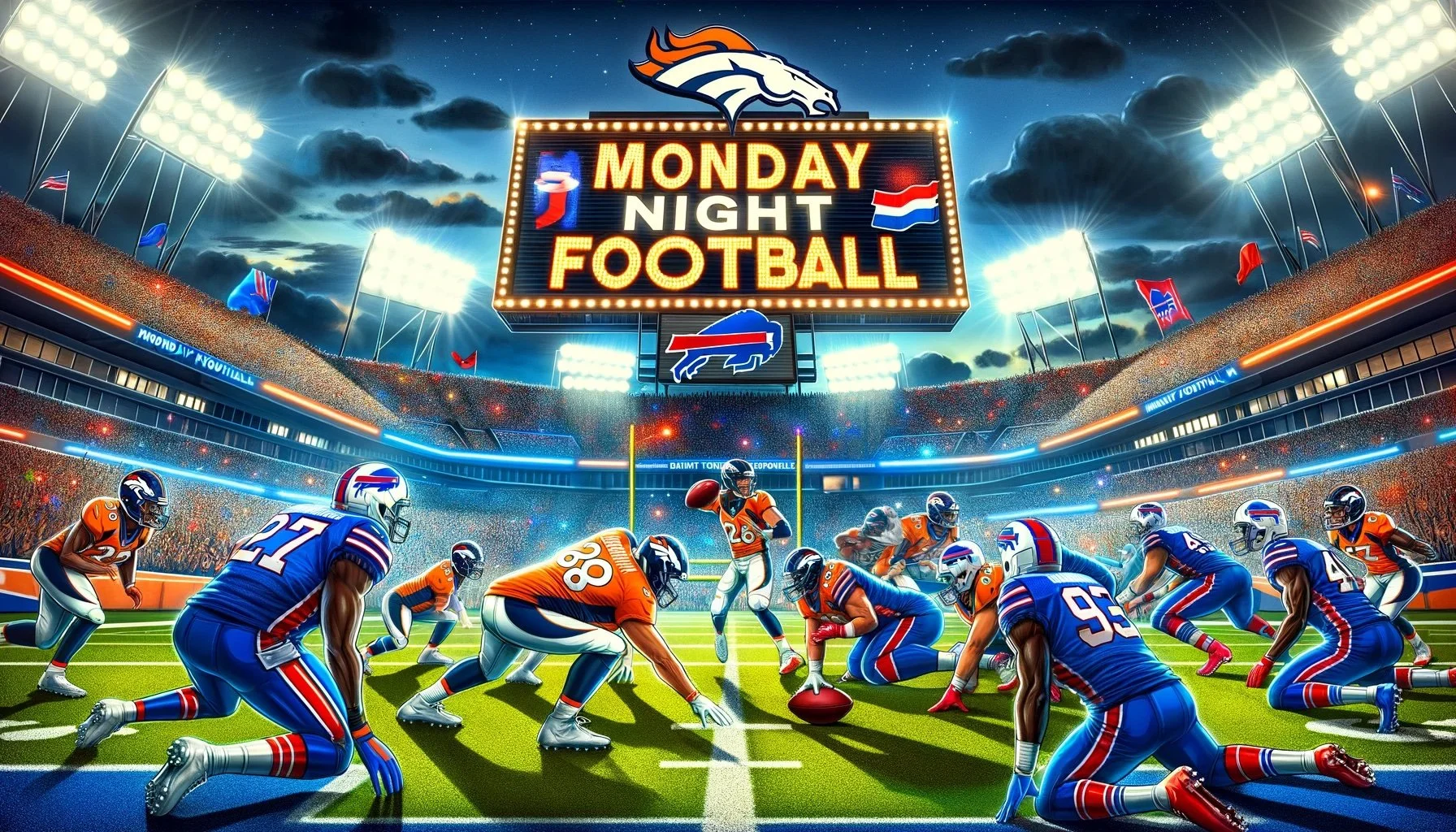 Monday Night Football Takes Center Stage:  Denver Broncos @ Buffalo Bills
