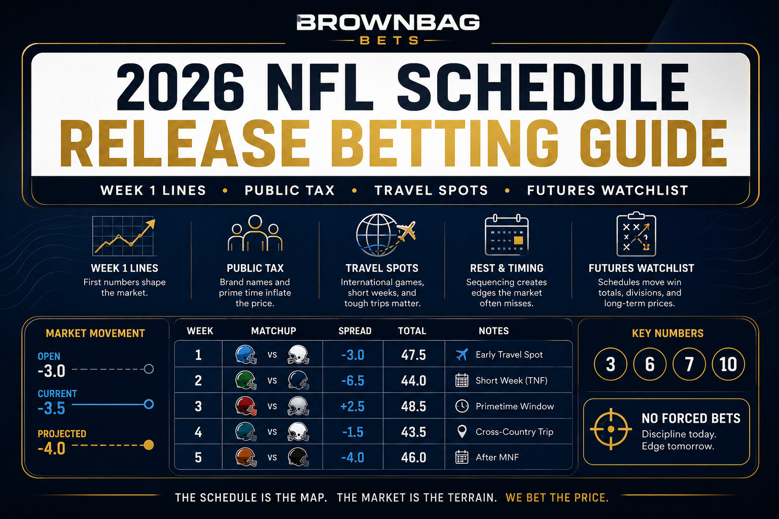 NFL Releases the 2026 Schedule:  BrownBagBets Tells You How to View It